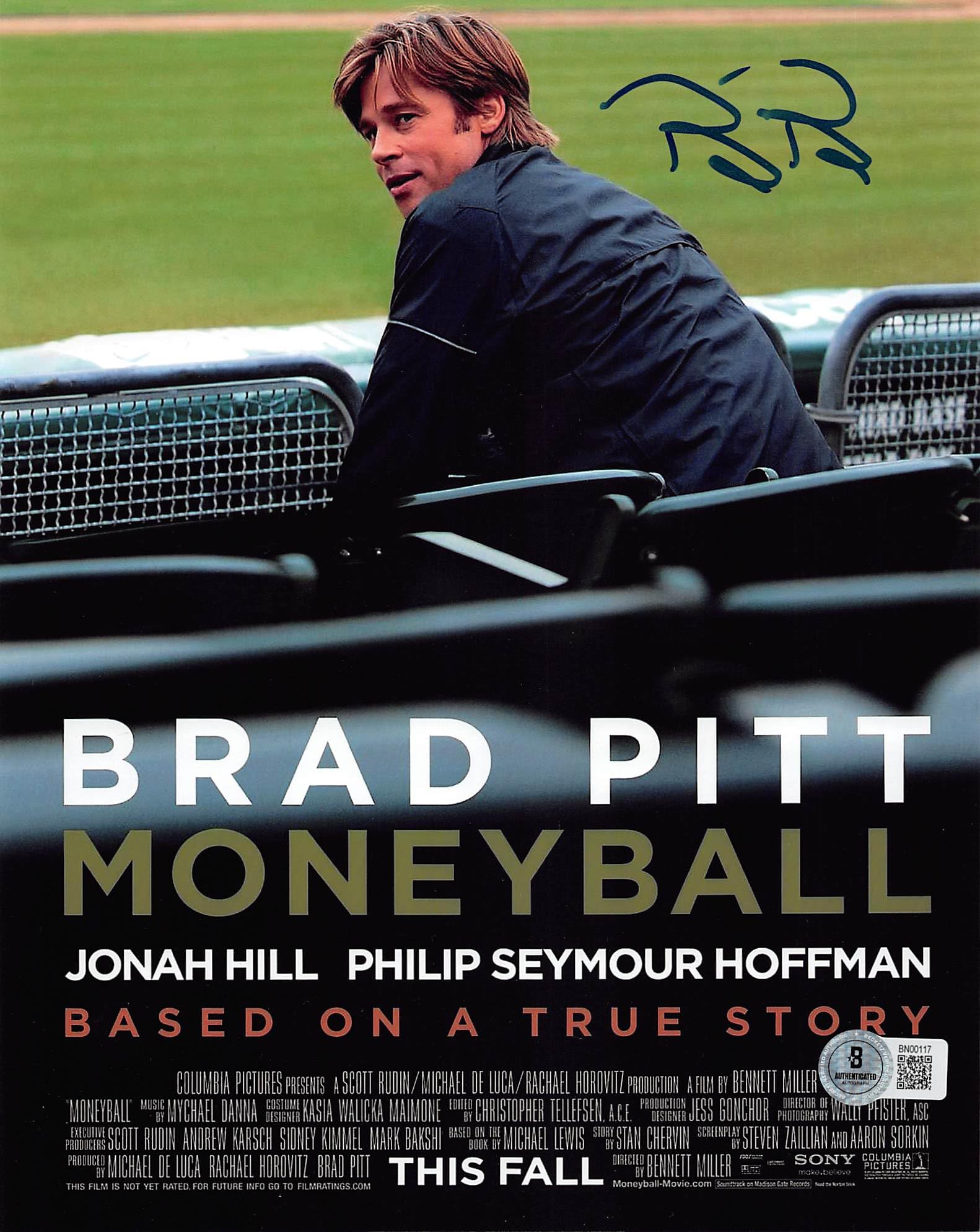 Billy Beane Moneyball Authentic Signed 8x10 Photo Autographed BAS #BN00117