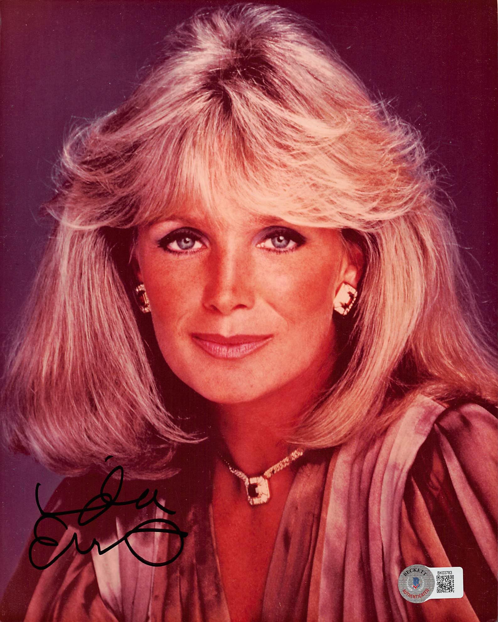 Linda Evans Dynasty Authentic Signed 8x10 Photo Autographed BAS #BK03783