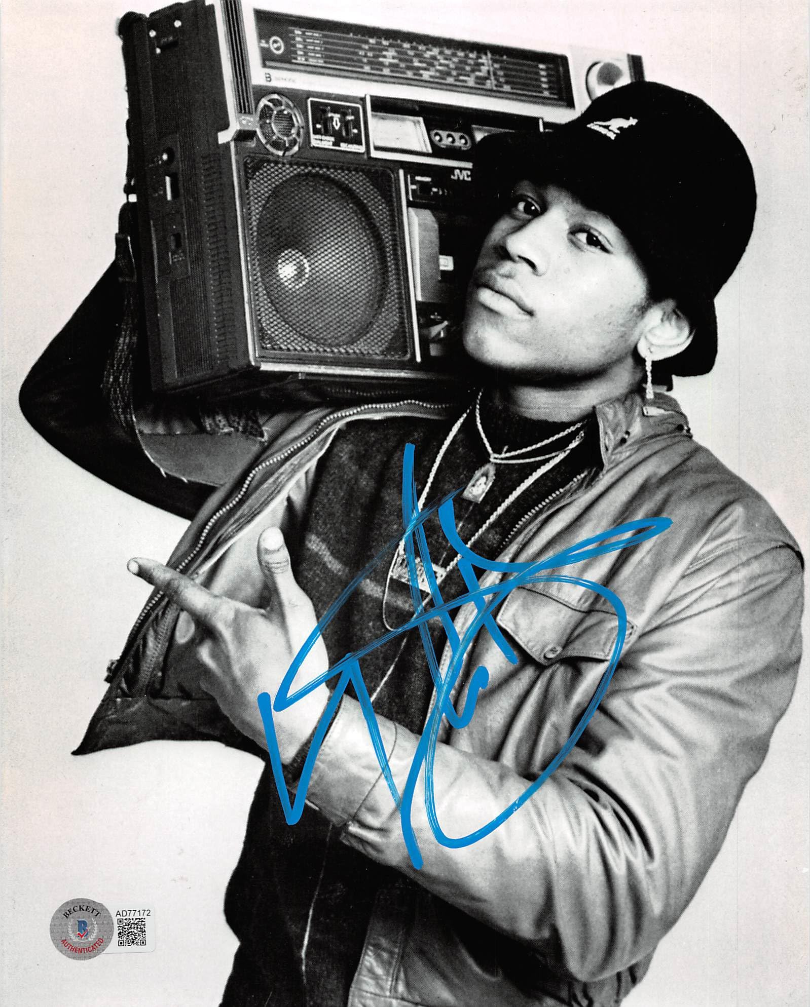 L.L. Cool J Rapper Authentic Signed 8x10 Photo Autographed BAS #AD77172