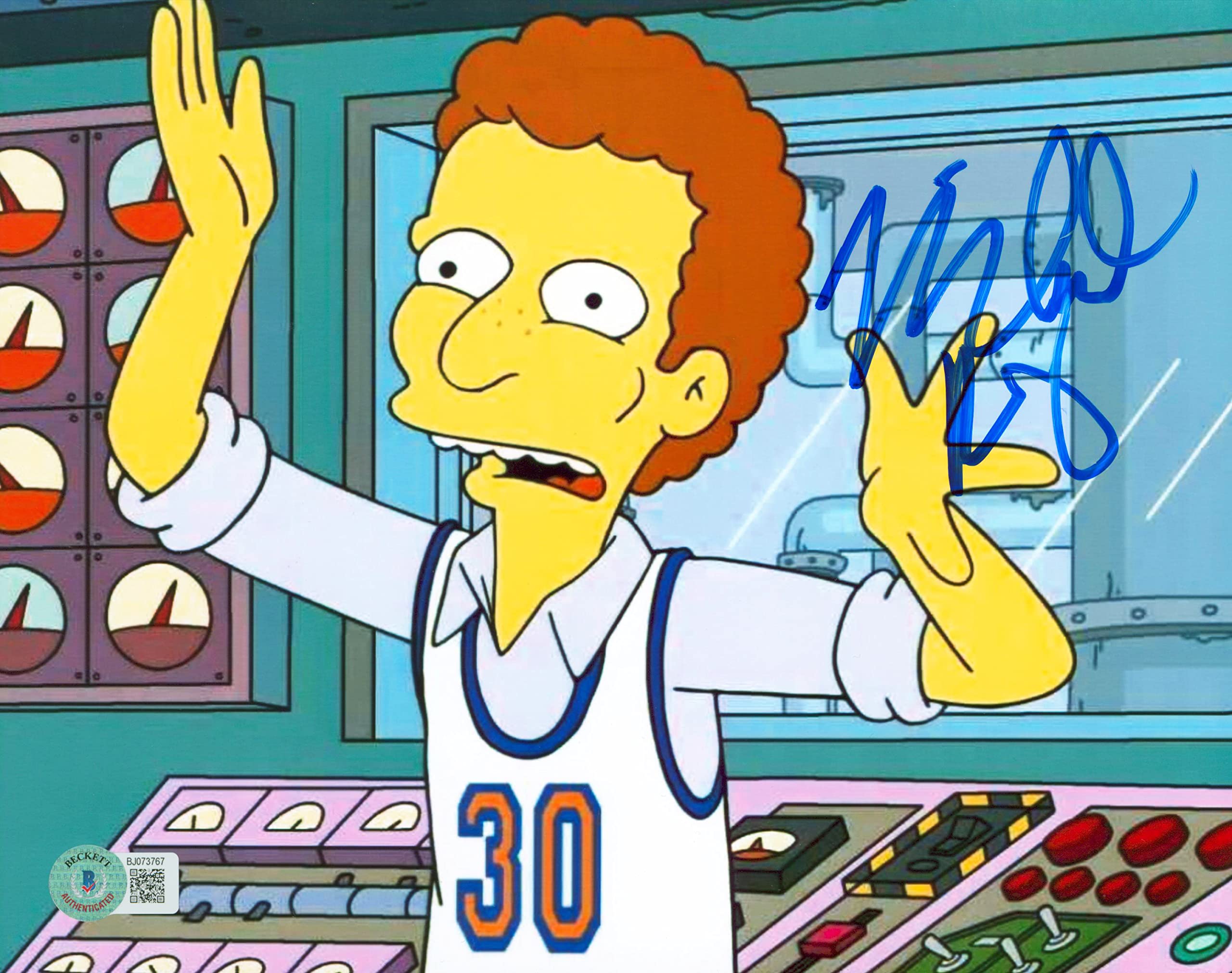 Michael Rapaport The Simpsons Authentic Signed 8x10 Photo BAS #BJ073767