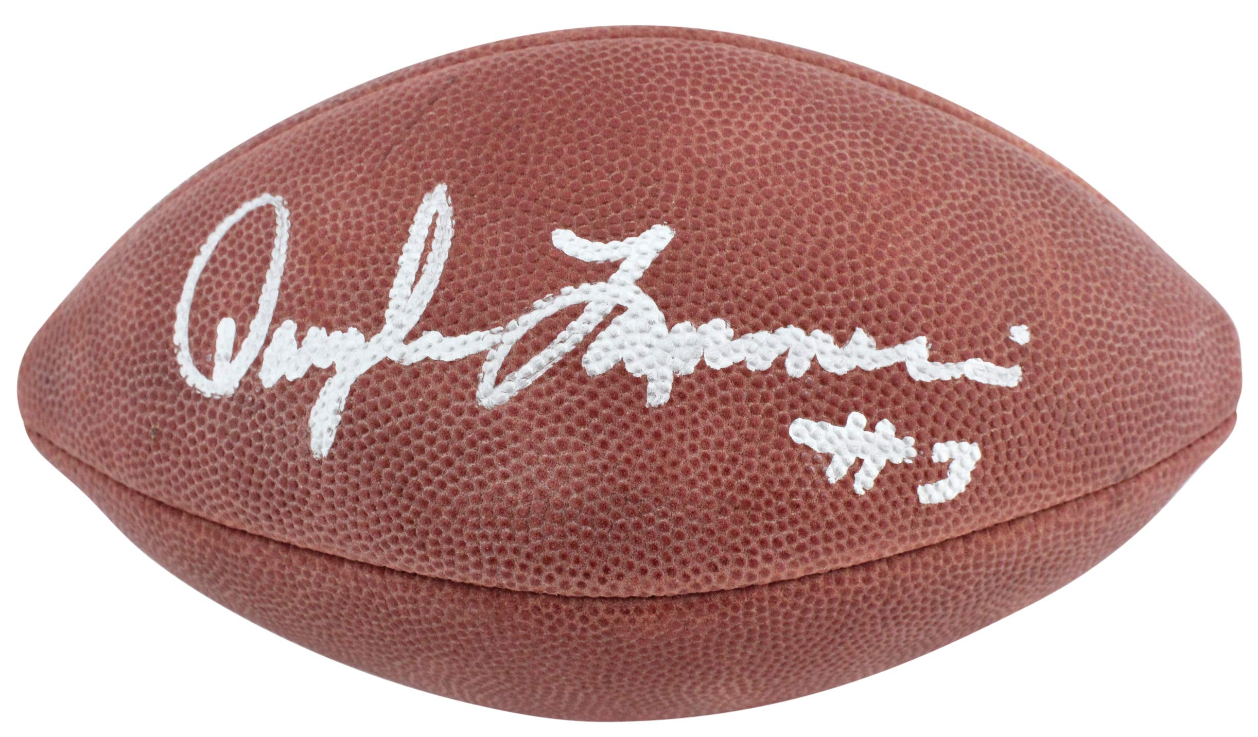 Raiders Daryle Lamonica Authentic Signed Pee Wee Official Nfl Football BAS