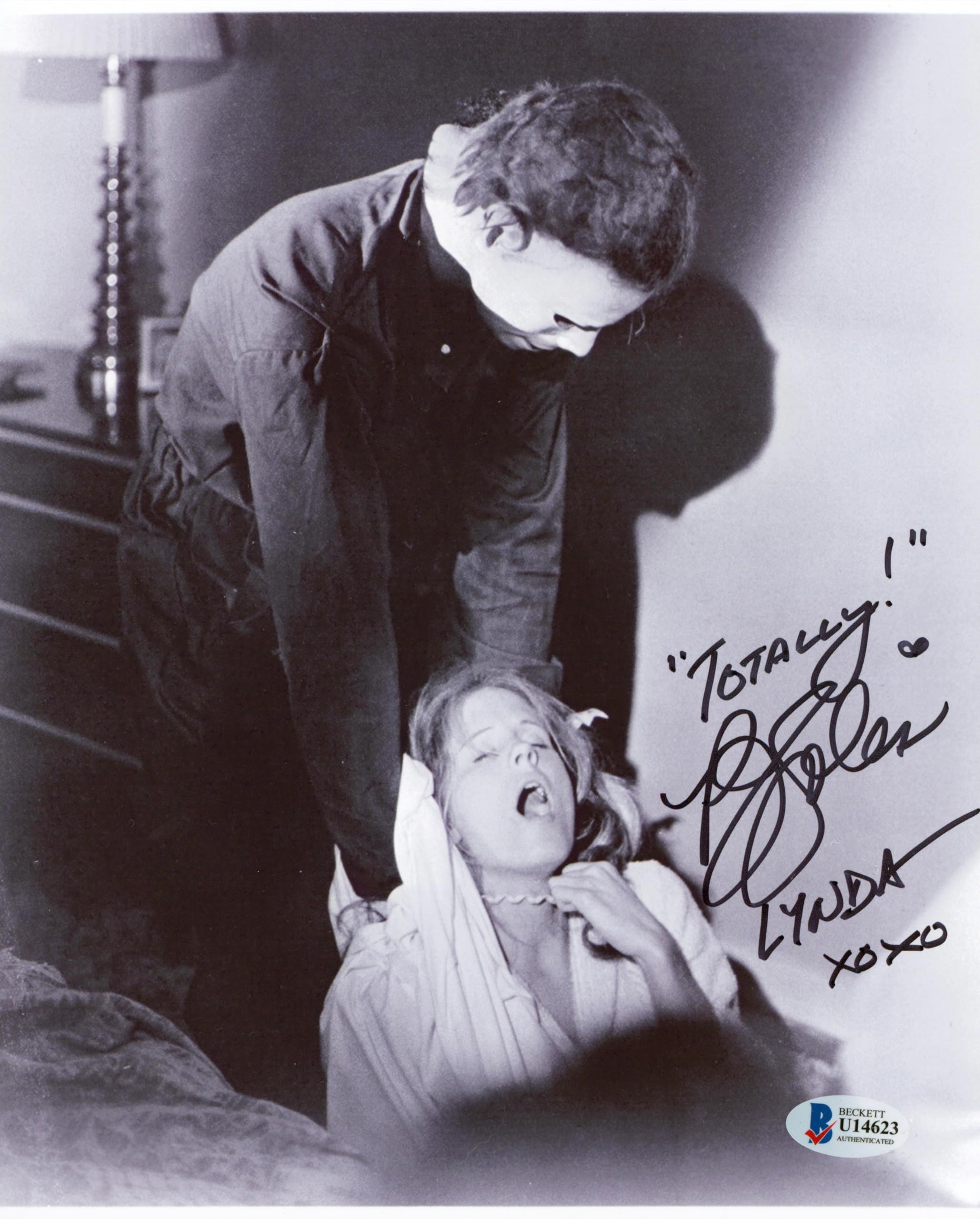 P.J. Soles Halloween "Totally! Lynda XOXO" Signed 8x10 Photo BAS #U14623