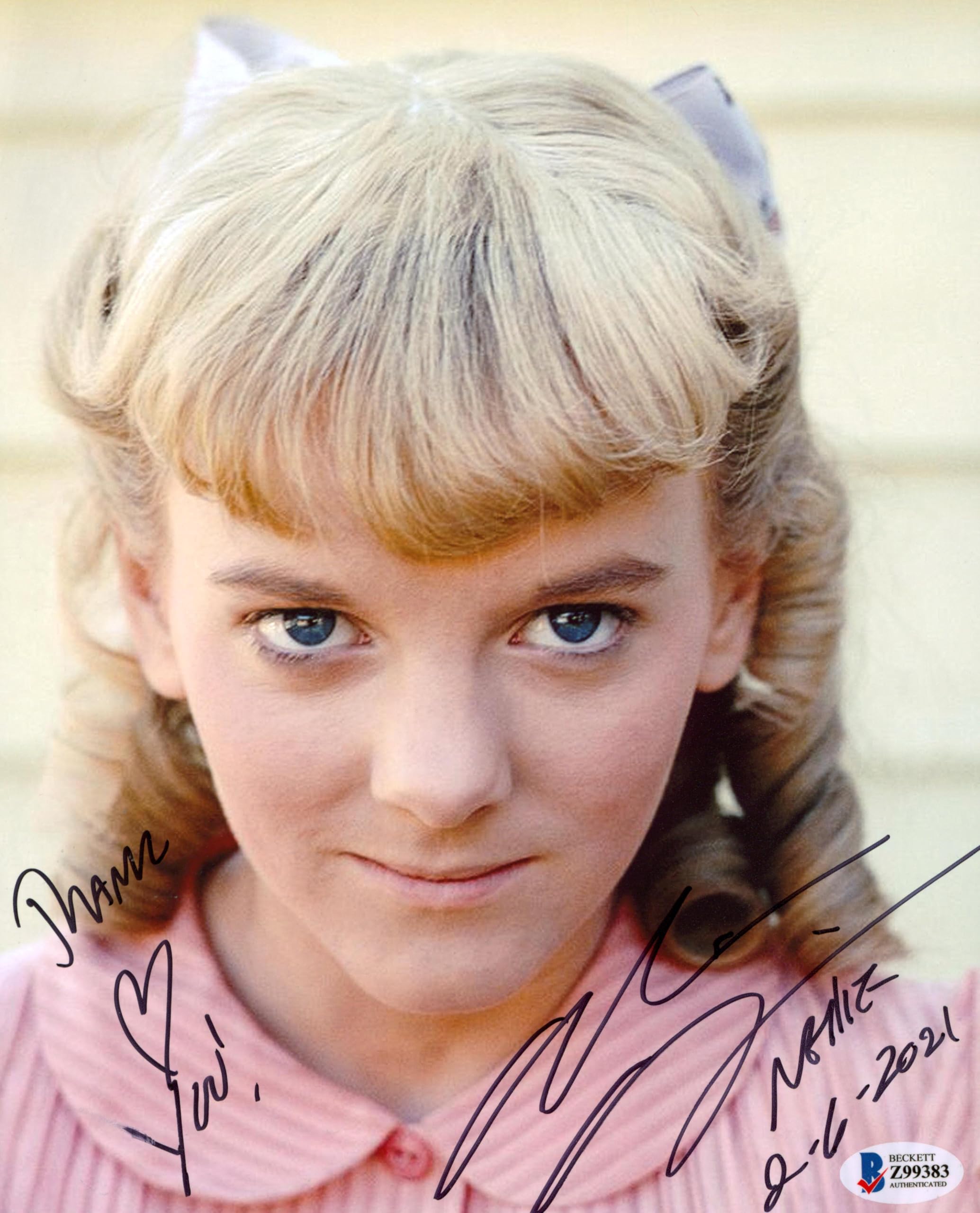 Alison Arngrim Little House on the Prairie "Thank You!" Signed 8x10 Photo BAS 6