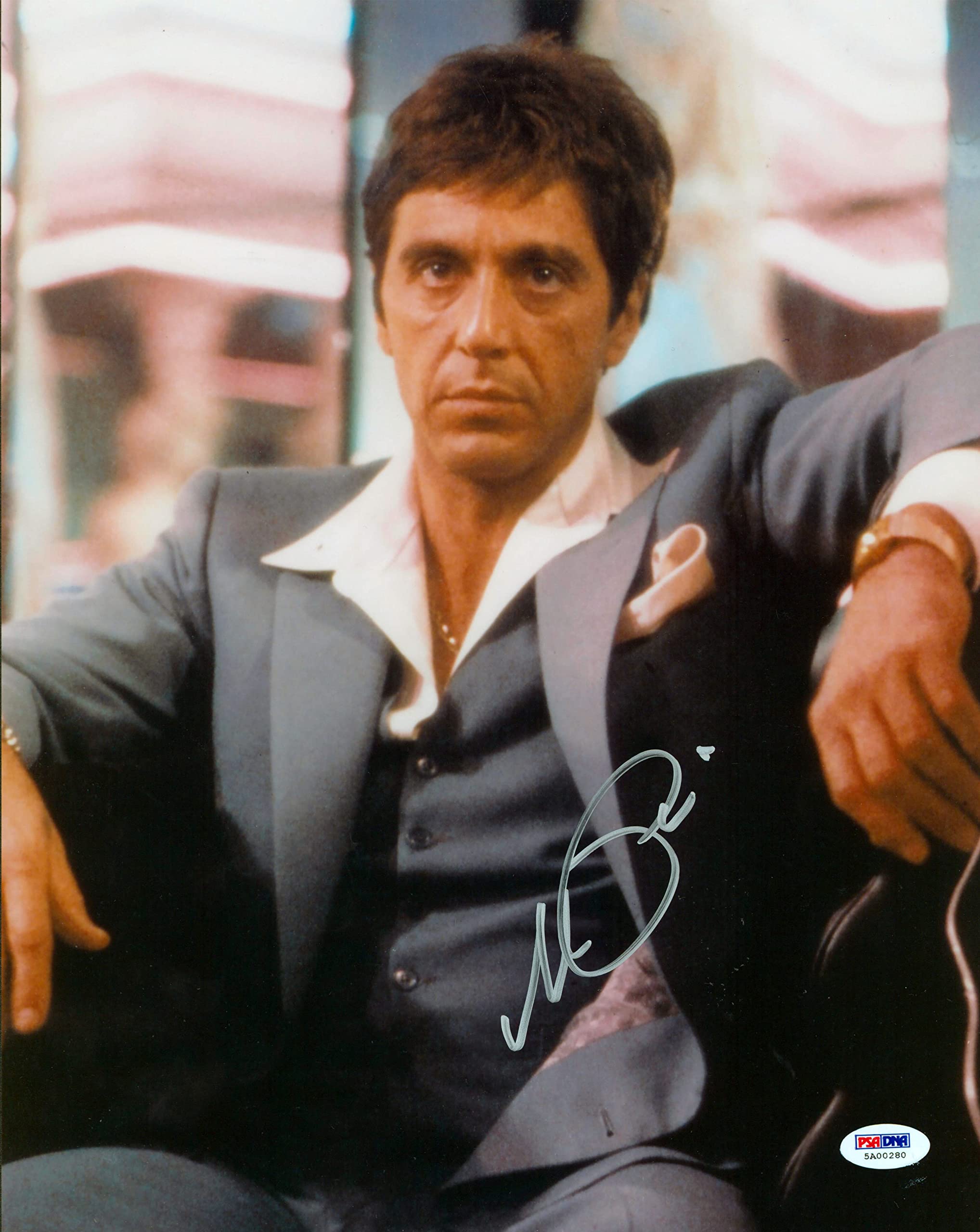 Al Pacino Scarface Authentic Signed 11x14 Photo Autographed PSA/DNA Itp #5A00280