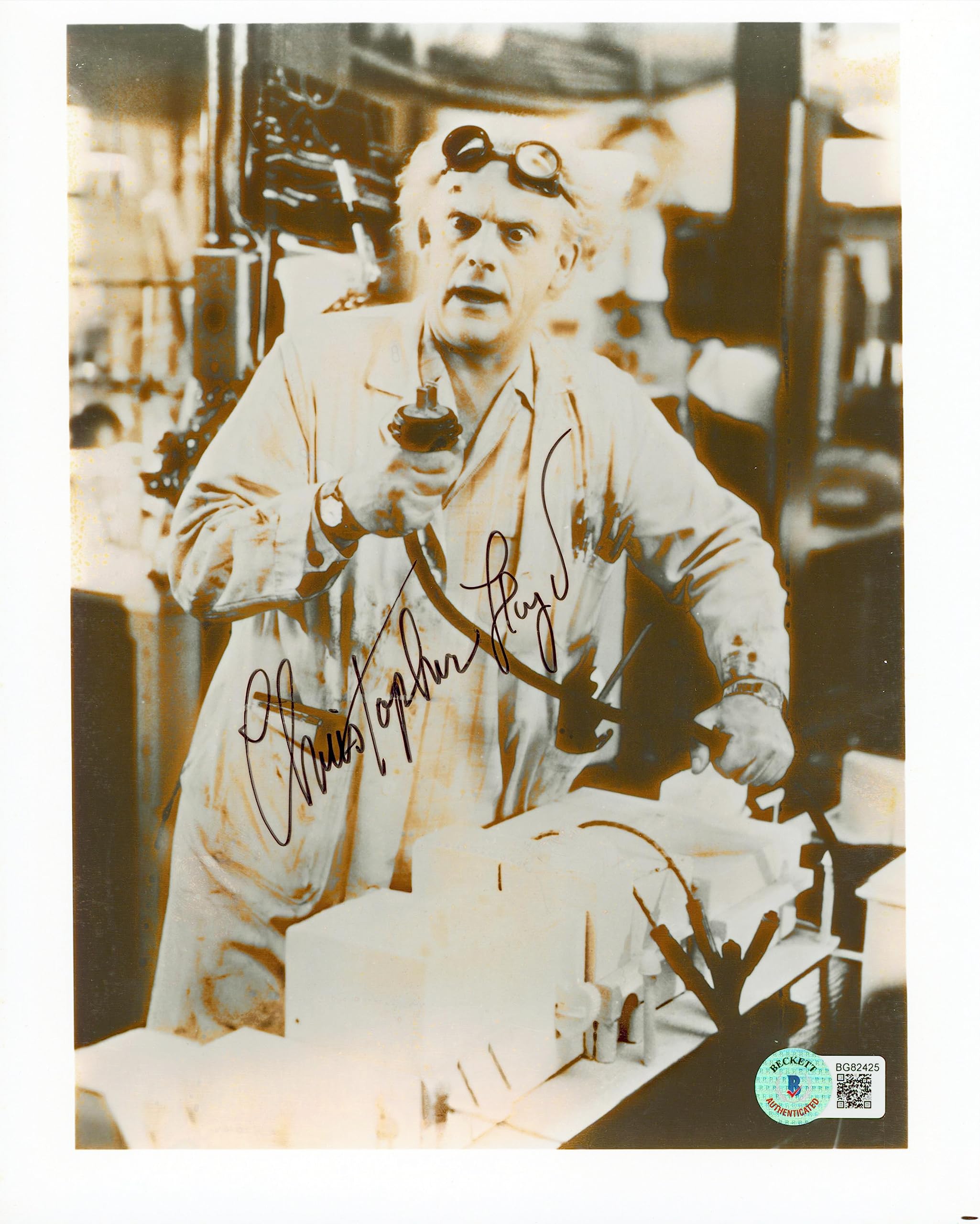 Christopher Lloyd Back To The Future Authentic Signed 8x10 Photo BAS #BG82425