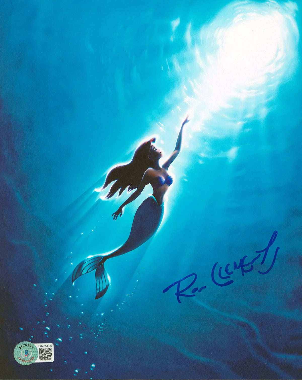 Ron Clements The Little Mermaid Authentic Signed 8x10 Photo BAS #BA75425