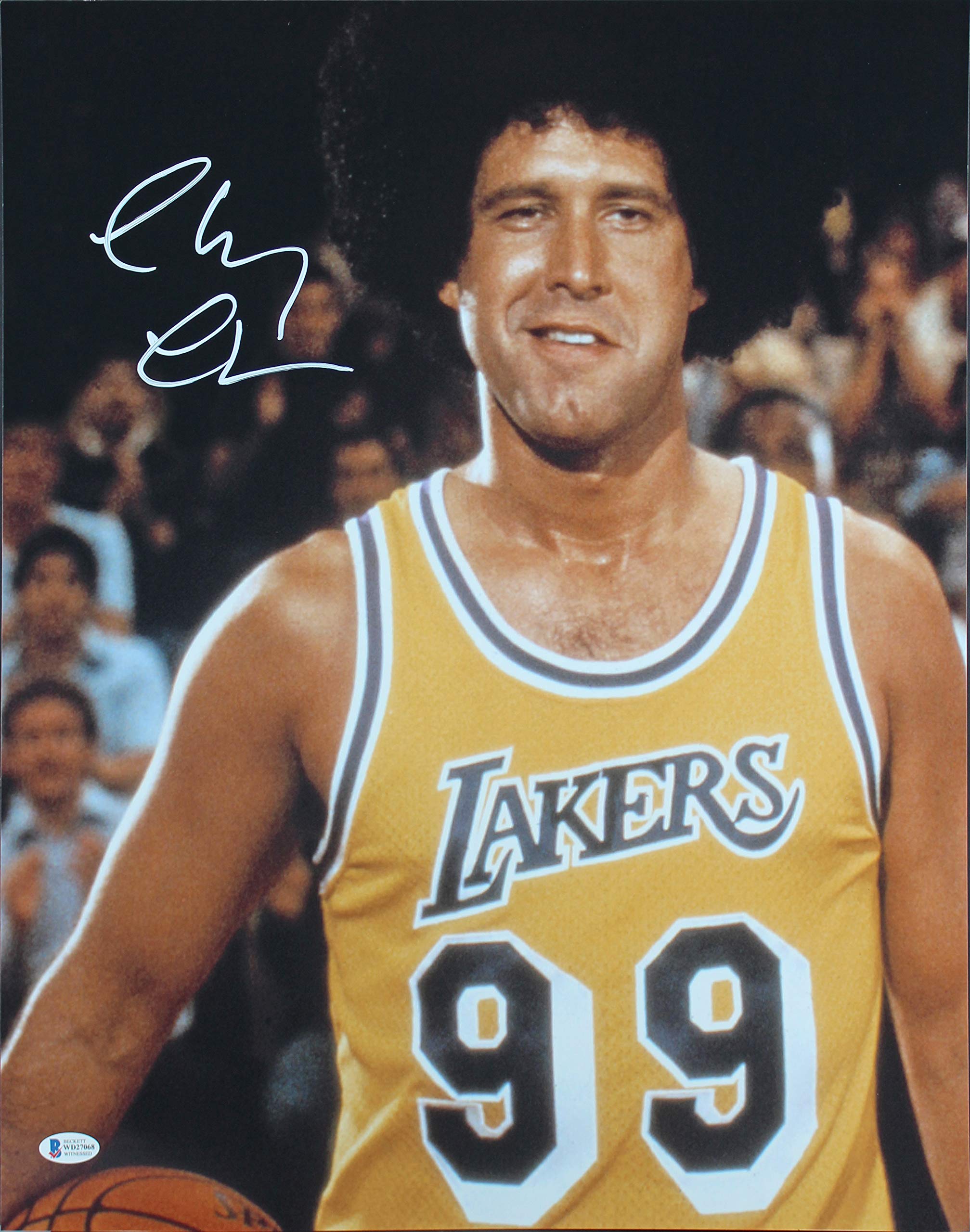 Chevy Chase Fletch Authentic Signed 16x20 Vertical Photo w/ White Paint BAS Wit