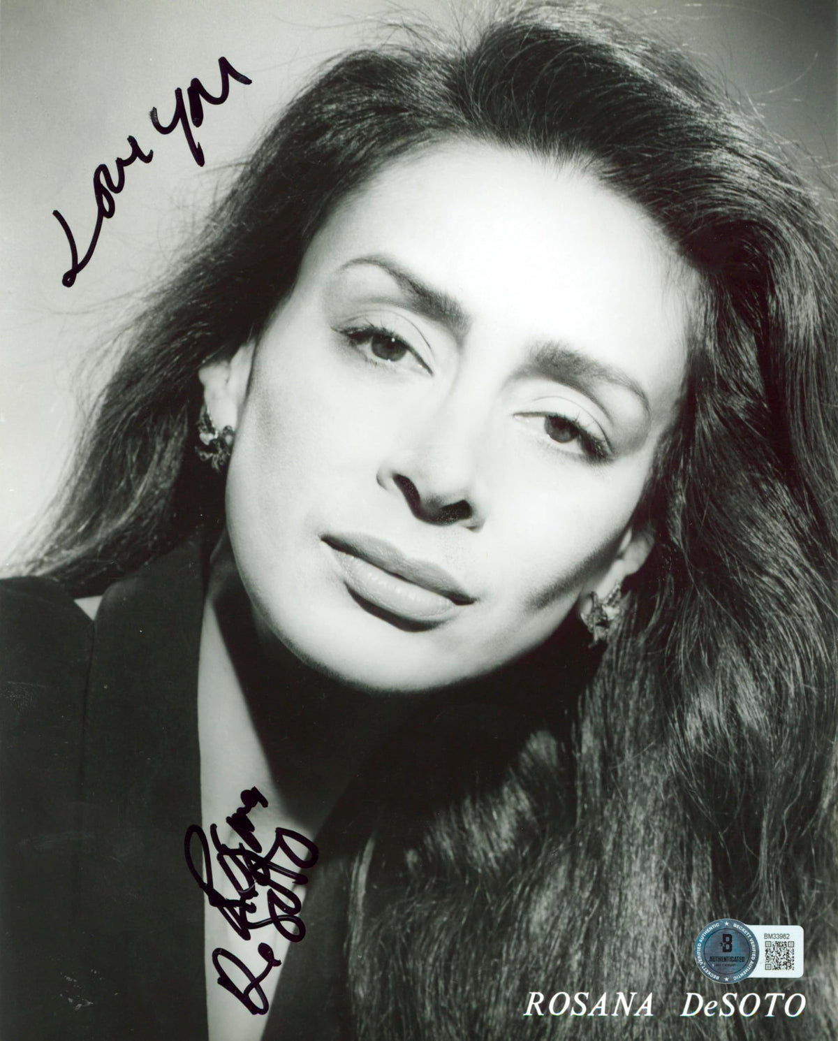 Rosanna DeSoto Star Trek IV Authentic Signed 8x10 Photo Autographed BAS #BM33982