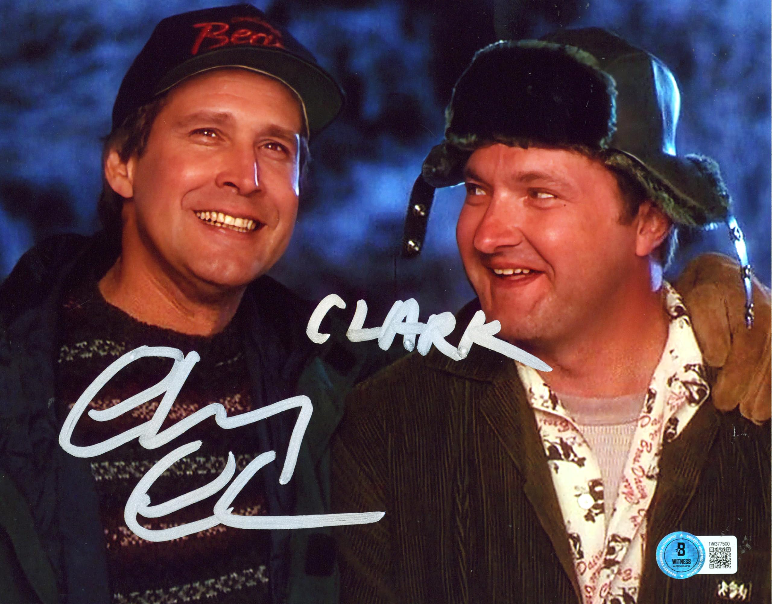 Chevy Chase Christmas Vacation "Clark" Authentic Signed 8x10 Photo BAS #1W377500