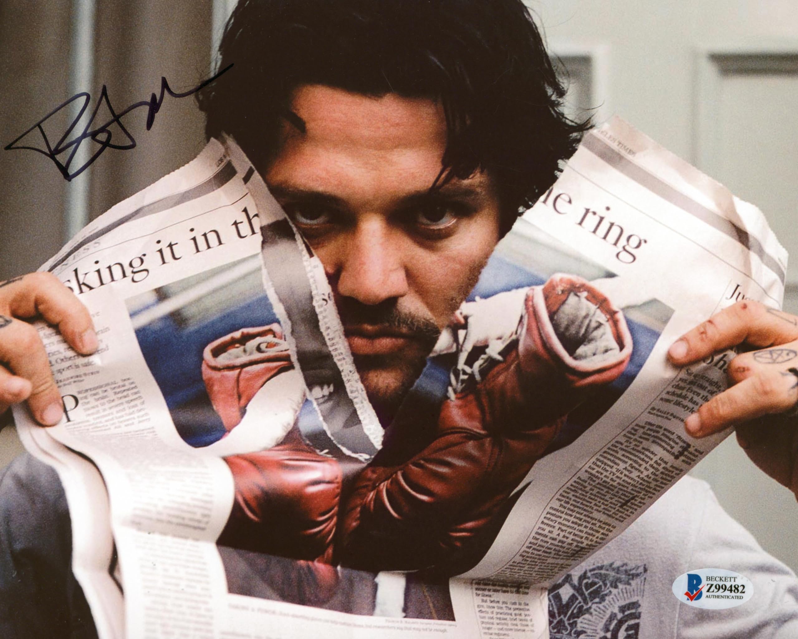 Bam Margera Jackass Authentic Signed 8x10 Photo Autographed BAS #Z99482