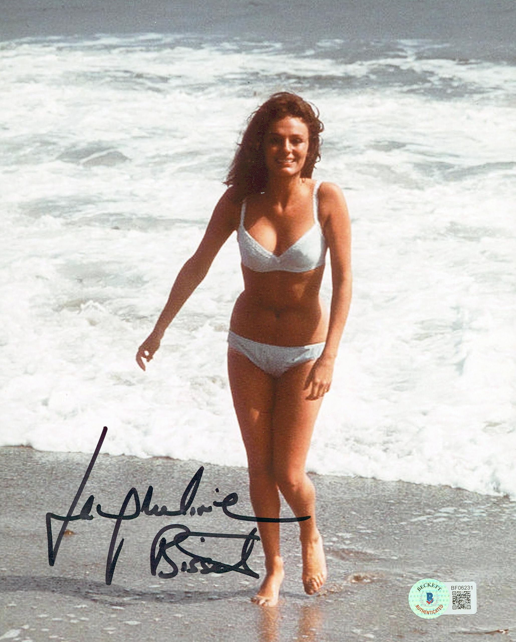 Jacqueline Bisset The Deep Authentic Signed 8x10 Sexy Photo BAS #BF06231