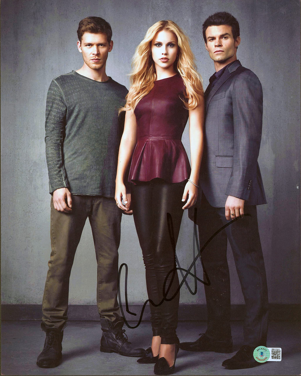 Claire Holt The Originals Authentic Signed 11x14 Photo Autographed BAS #BB22941