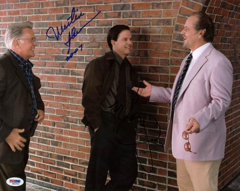 Mark Wahlberg & Martin Sheen Signed Authentic 11X14 Photo PSA/DNA #M42641