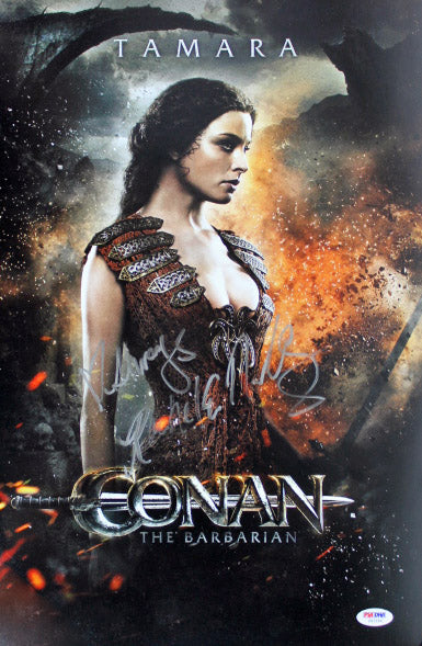 Rachel Nichols Conan The Barbarian Authentic Signed 12x18 Photo PSA/DNA #Z57256