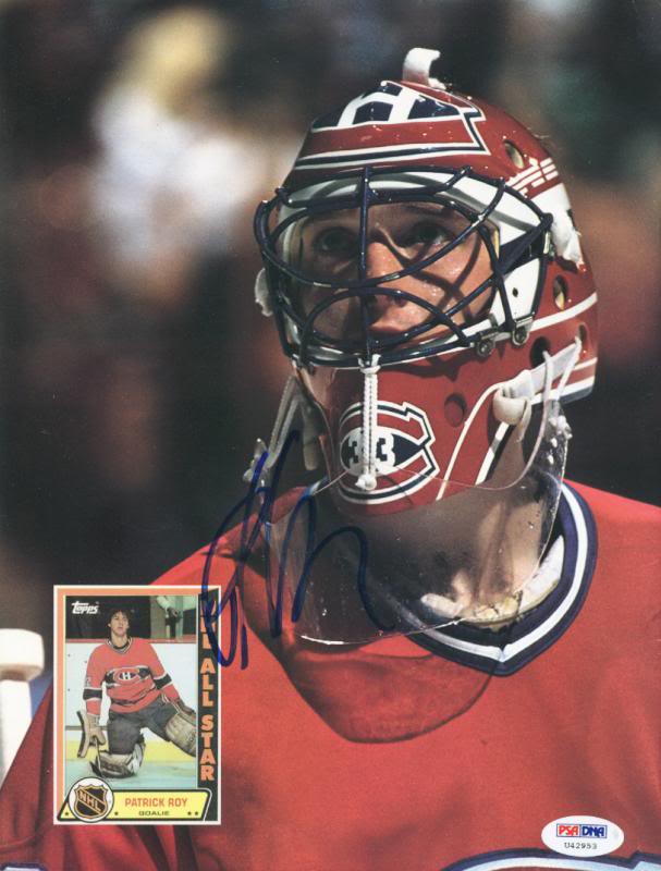 Canadiens Patrick Roy Authentic Signed Magazine 1990 Beckett PSA/DNA #U42953