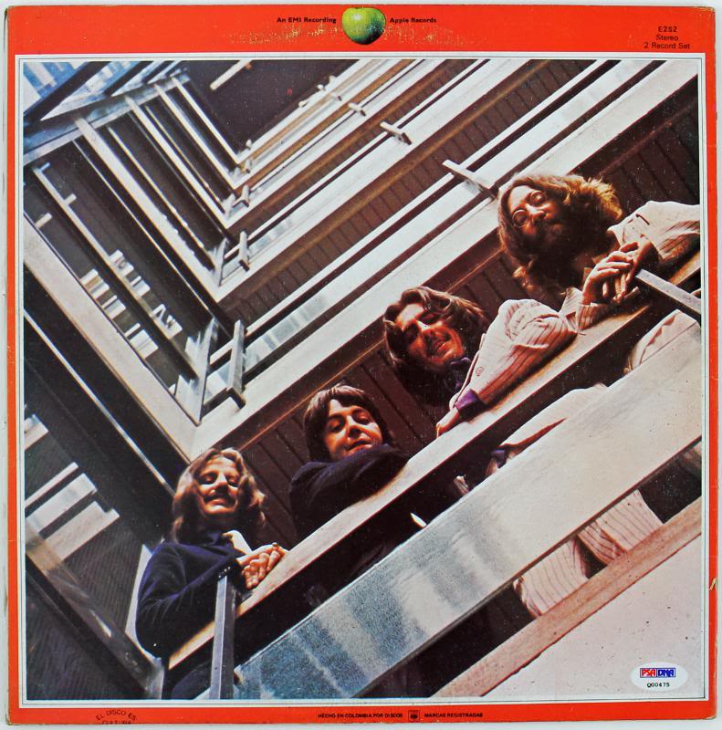 Paul Mccartney Signed Album Cover W/ Vinyl Graded Perfect 10! PSA/DNA #Q00475