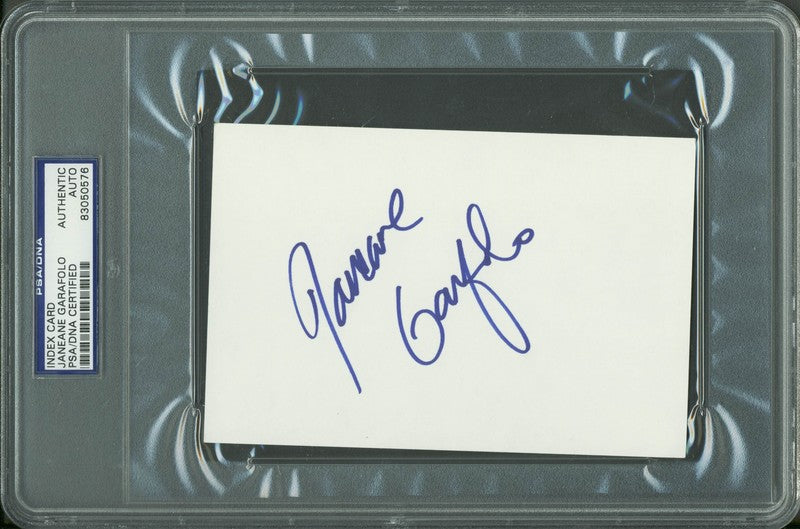 Janeane Garafolo Authentic Signed 4x6 Index Card Autographed PSA/DNA Slabbed 3