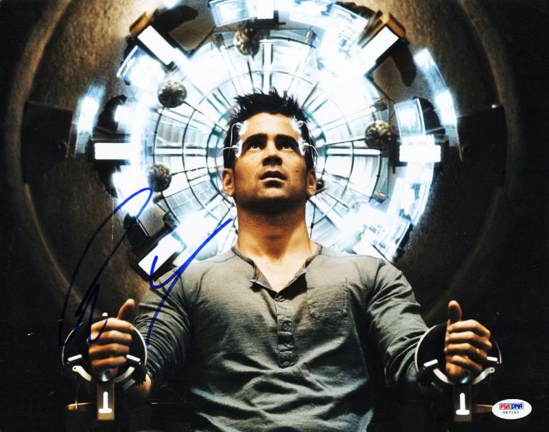 Colin Farrell Total Recall Signed Authentic 11X14 Photo PSA/DNA #V67163