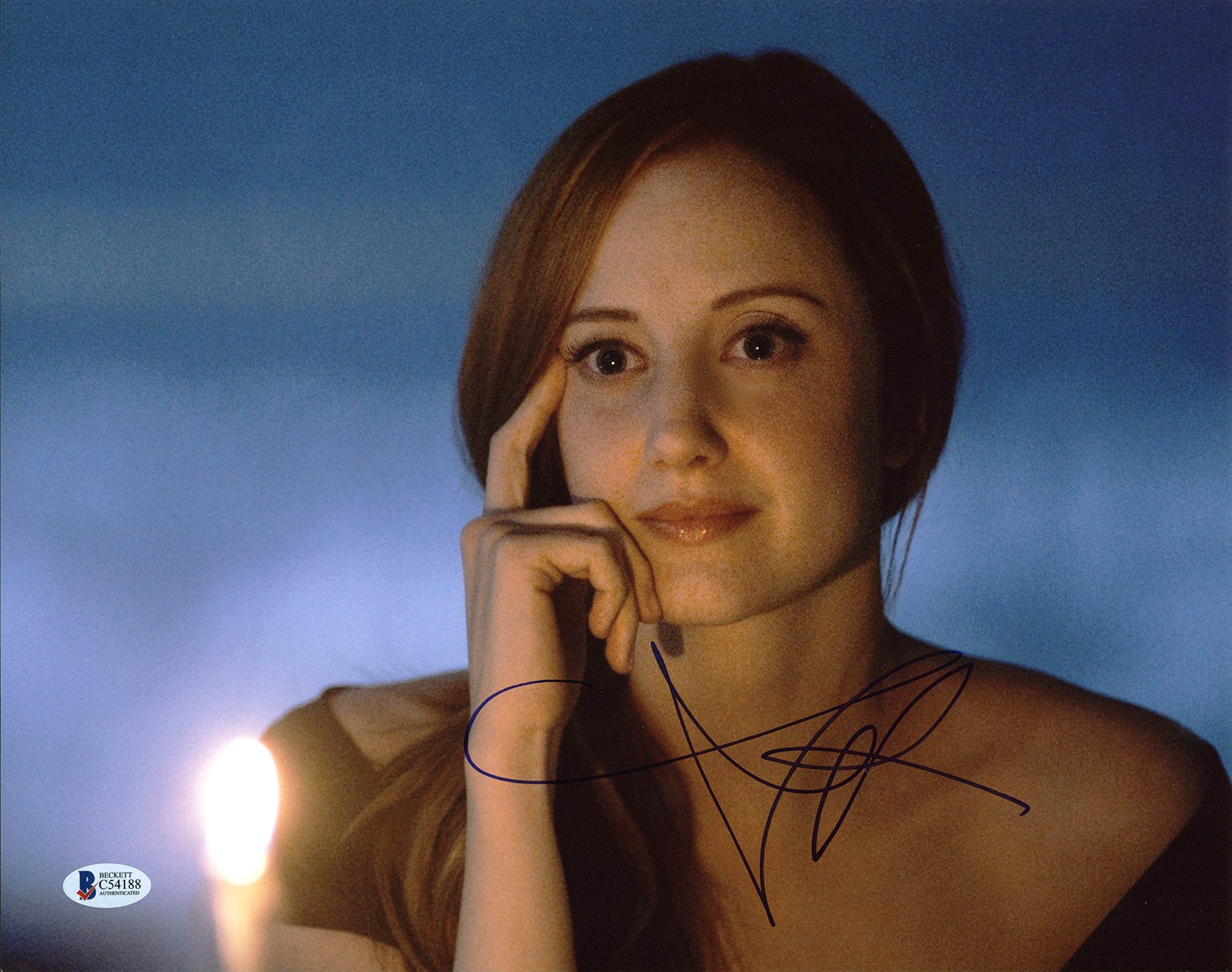 Andrea Riseborough Oblivion Authentic Signed 11X14 Photo Autographed BAS #C54188