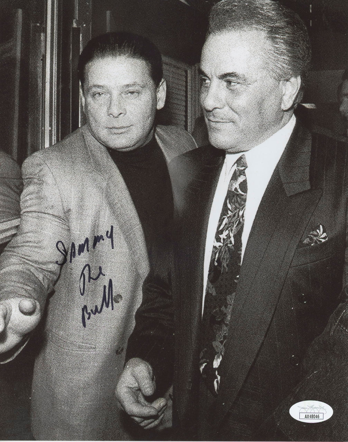 Sammy "The Bull" Gravano Authentic Signed 8x10 Photo Autographed JSA #AX48046