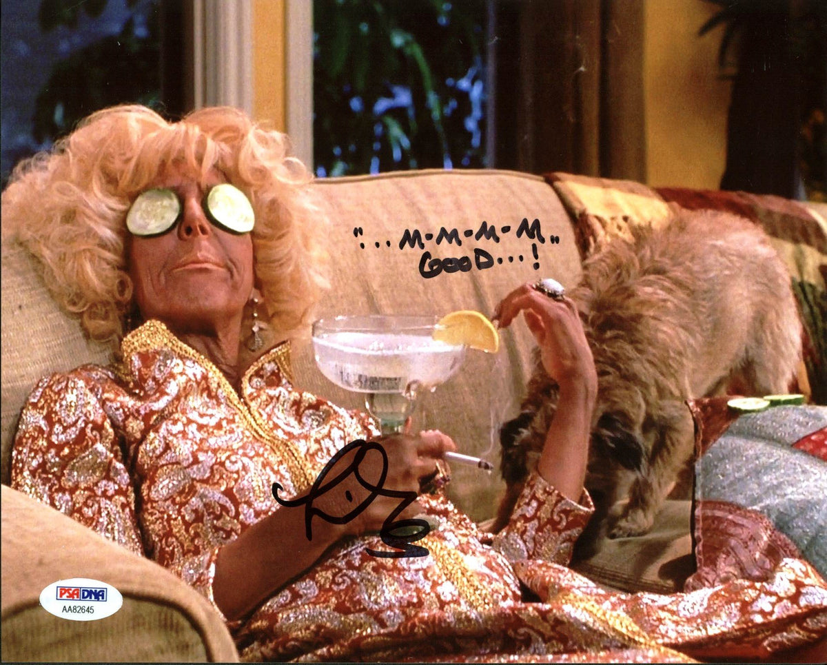 Lin Shaye There's Something About Mary "M-M-M-M...GOOD...!" 8X10 PSADNA #AA82645