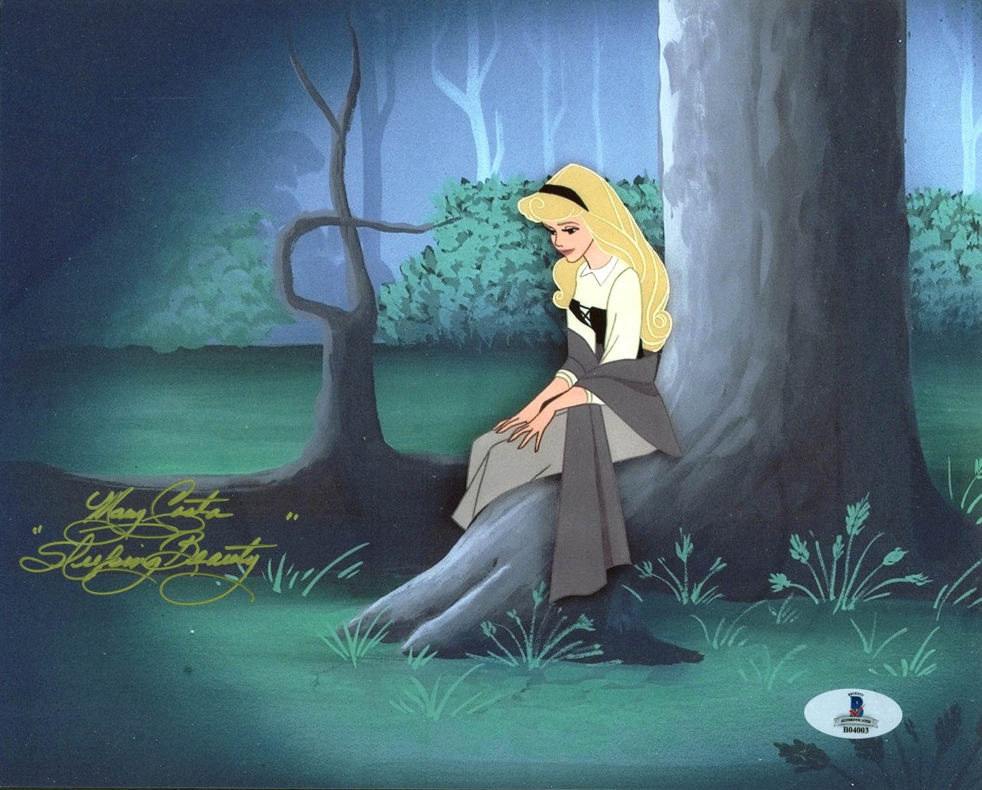 Mary Costa "Sleeping Beauty" Authentic Signed 8X10 Photo BAS #B04003