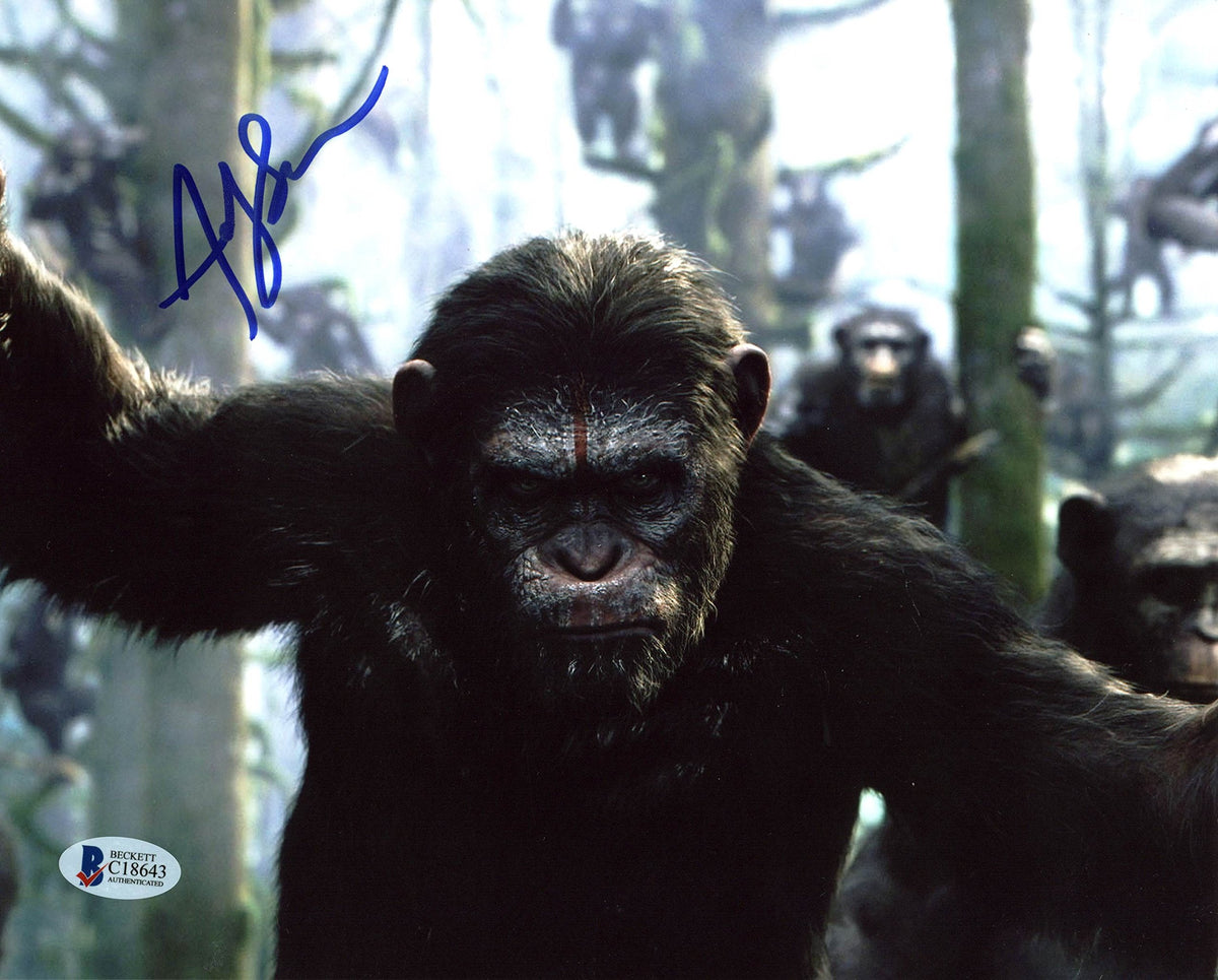 Andy Serkis Planet of the Apes Authentic Signed 8X10 Photo BAS #C18643