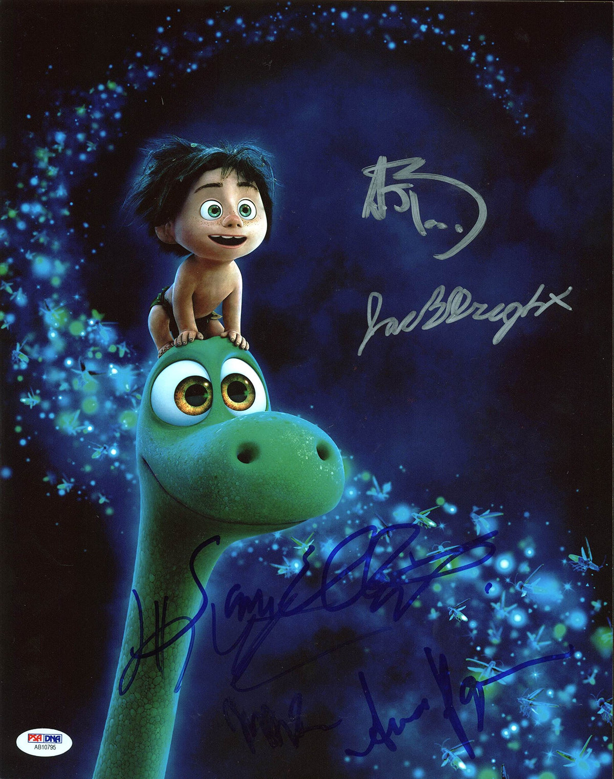 The Good Dinosaur (Anna Paquin, Sam Elliott, +4) Signed 11X14 Photo PSA #AB10795