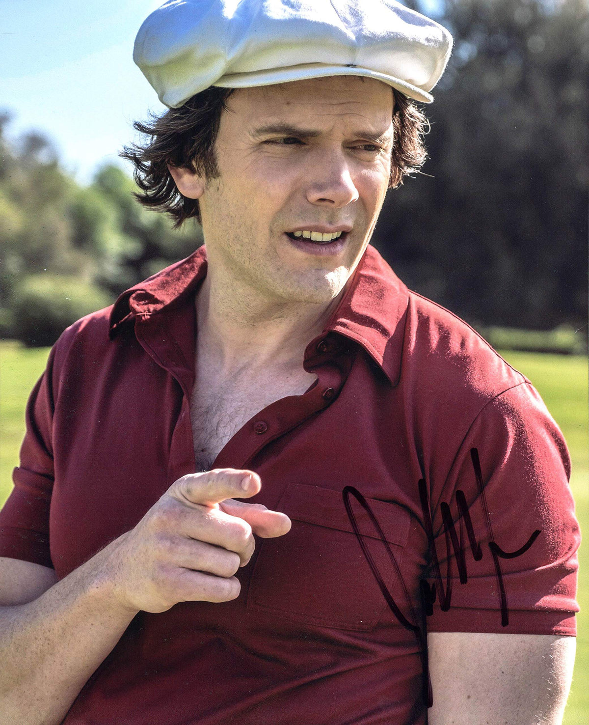 Joel McHale A Futile and Stupid Gesture Authentic Signed 8x10 Photo BAS #D94951
