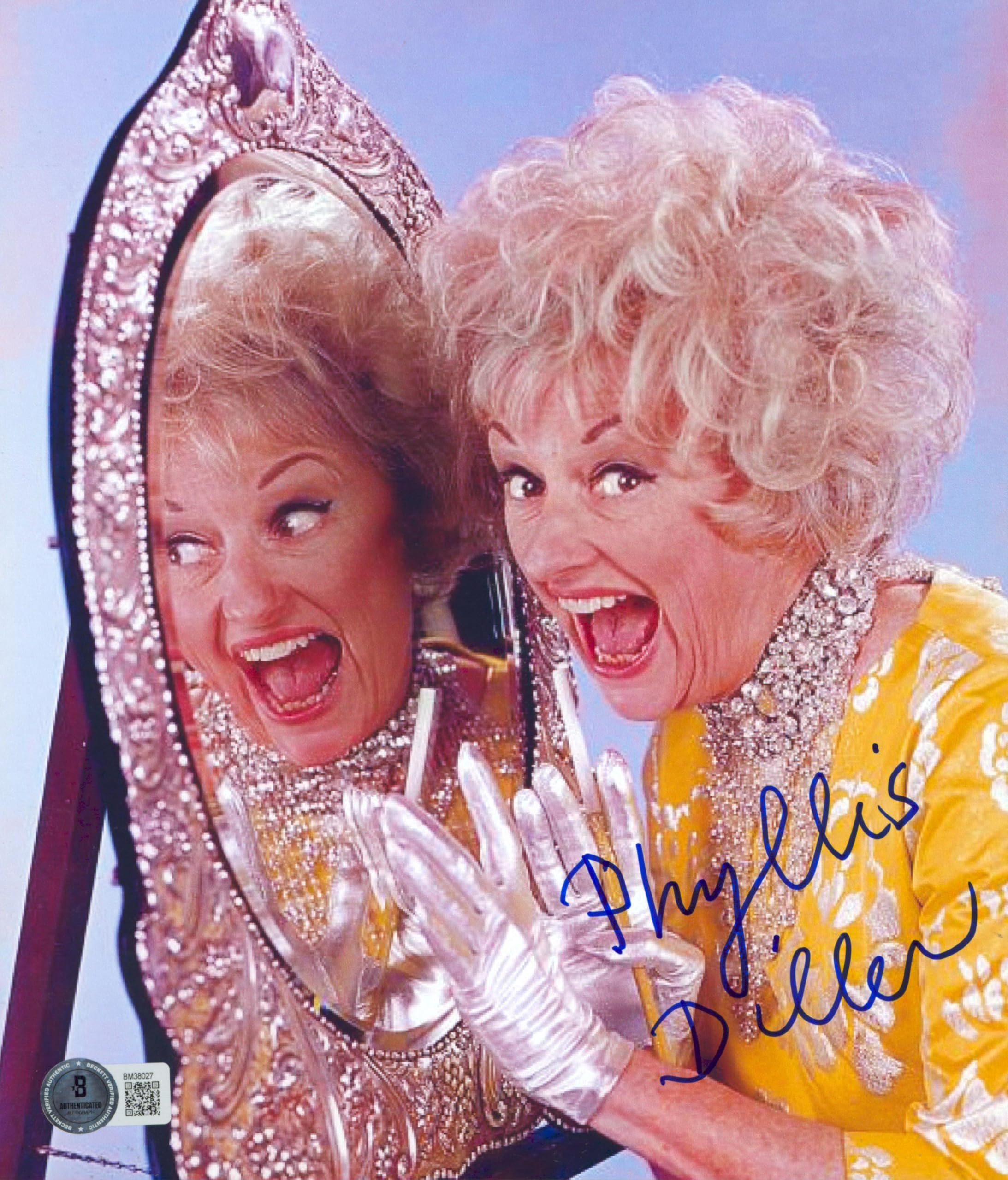 Phyllis Diller The Phyllis Diller Show Authentic Signed 8x10 Photo BAS #BM38027