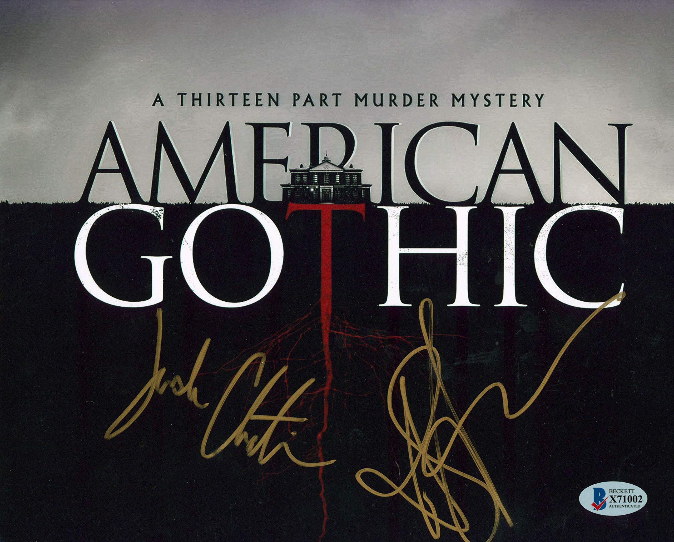 Justin Chatwin & Anthony Starr American Gothic Signed 8x10 Photo BAS #X71002