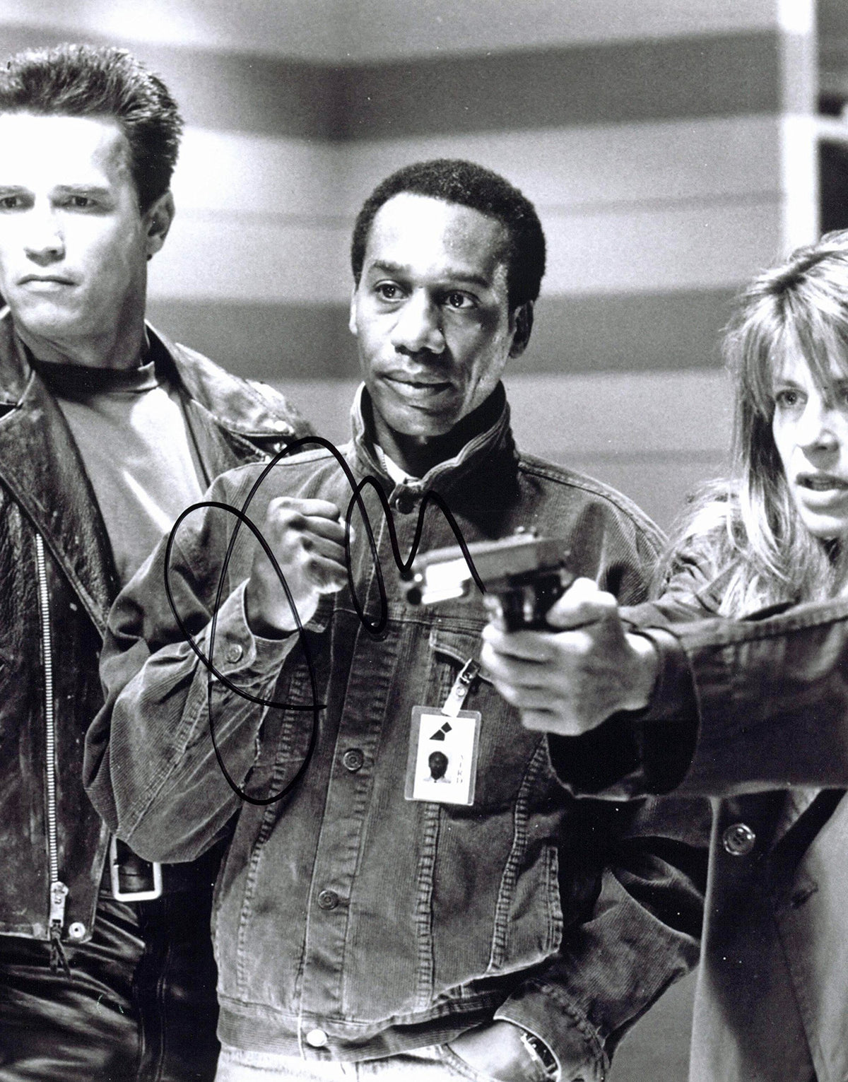Joe Morton Terminator 2 Authentic Signed 8x10 Photo Autographed BAS #E37944