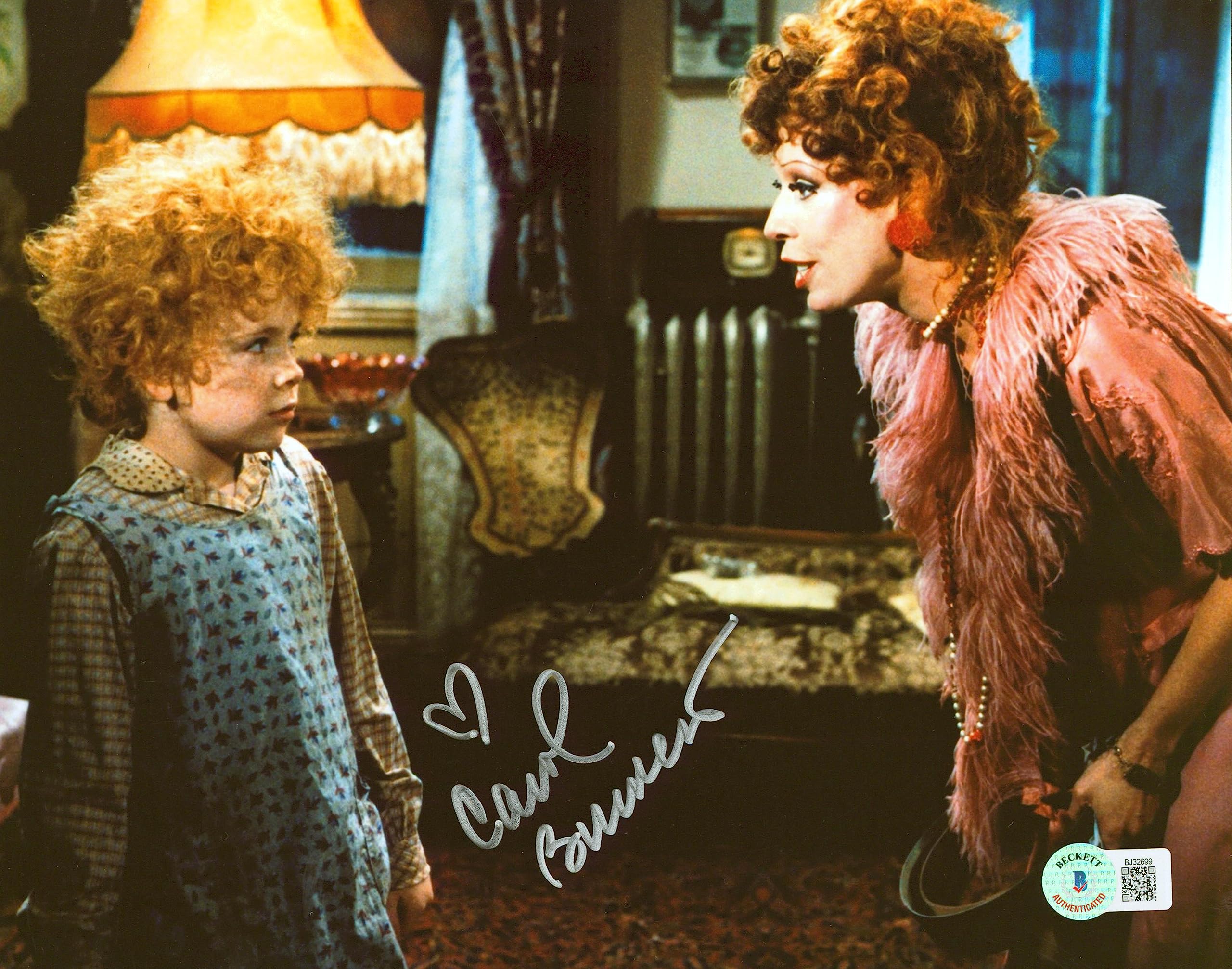 Carol Burnett Annie Authentic Signed 8x10 Photo Autographed BAS #BJ32699