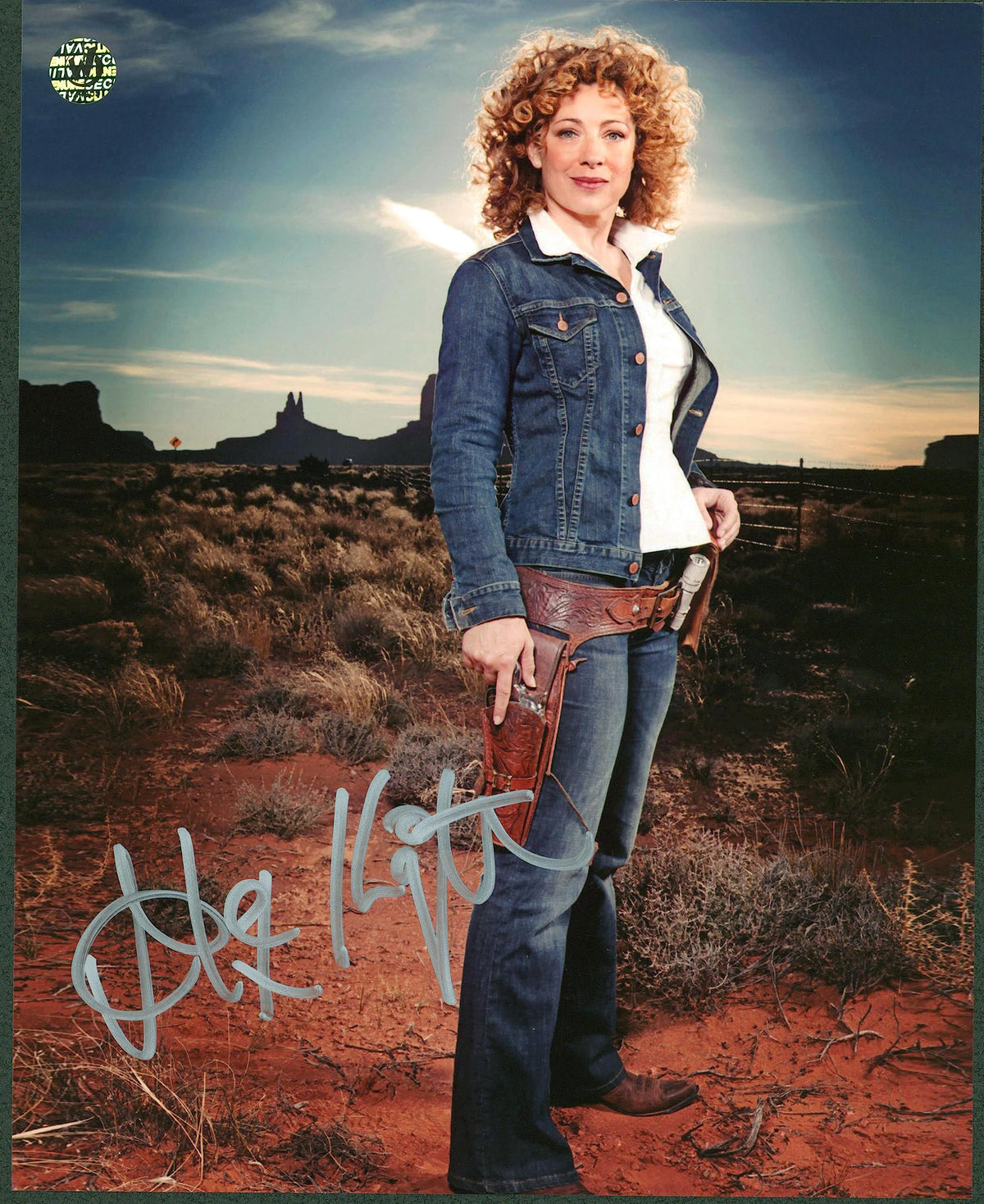 Alex Kingston Doctor Who Authentic Signed 8x10 Photo Wizard World #024459