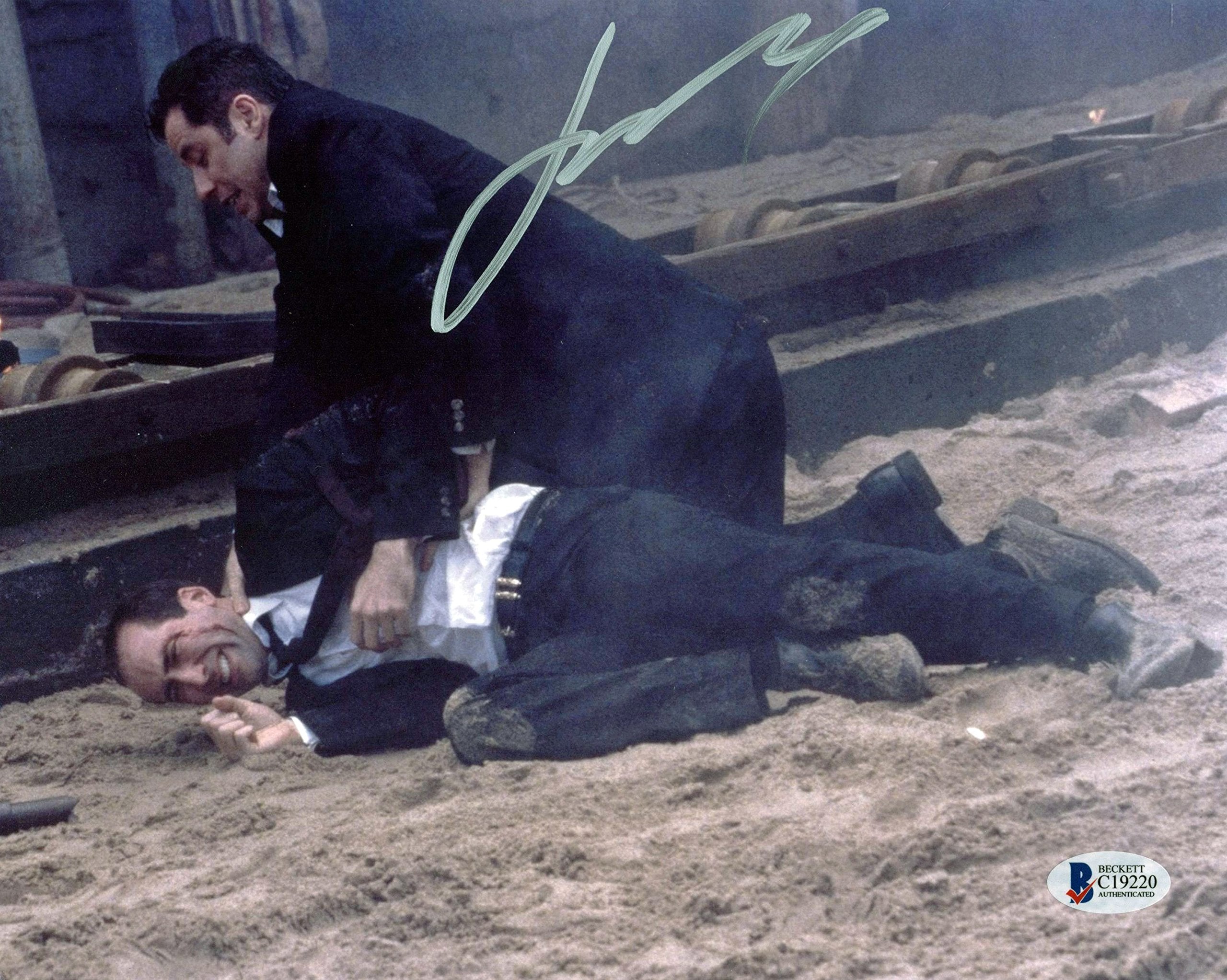 John Travolta Face/Off Authentic Signed 8x10 Photo Autographed BAS #C19220