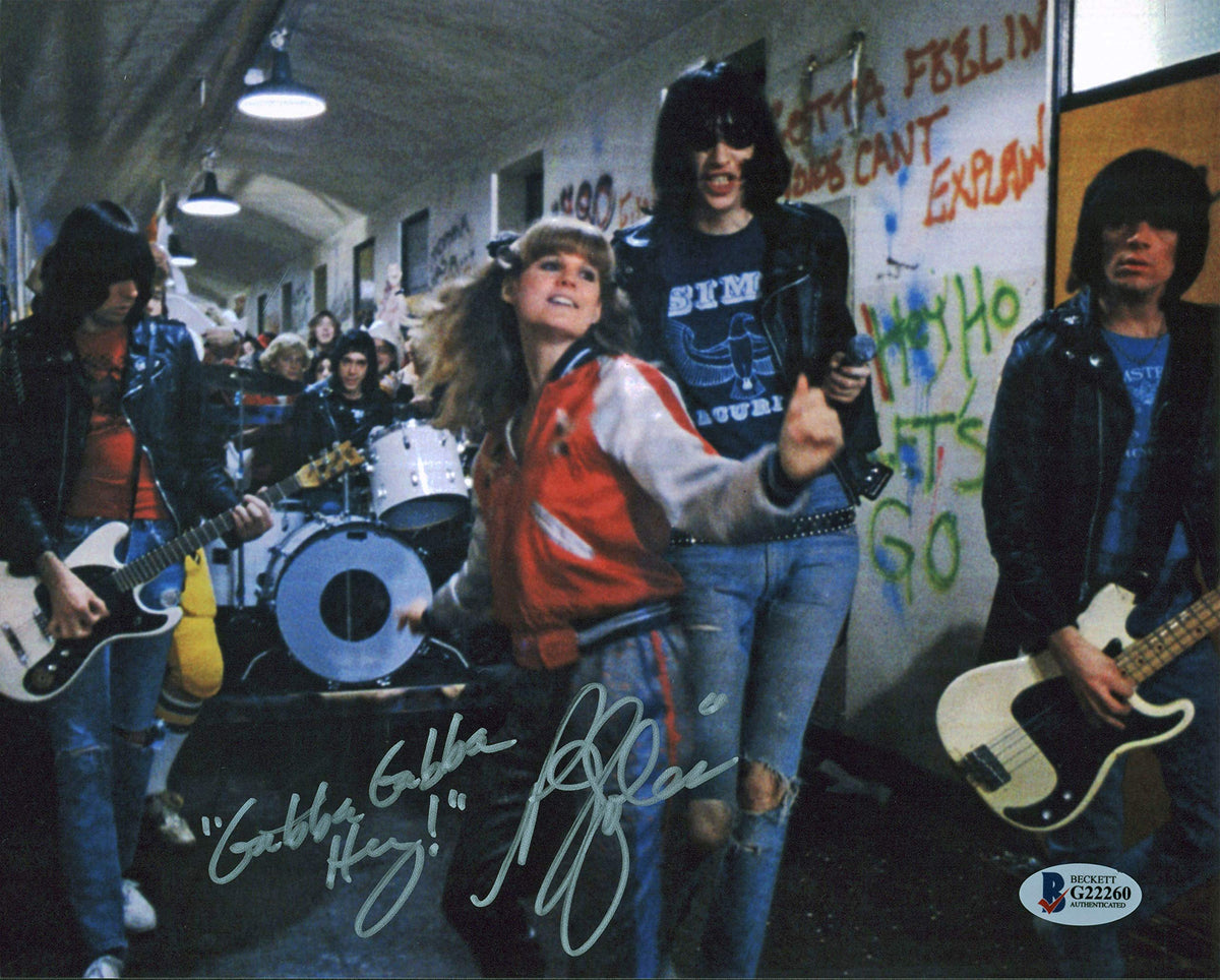 P.J. Soles "Gabba Gabba Hey!" Authentic Signed 8x10 Photo BAS #G22260