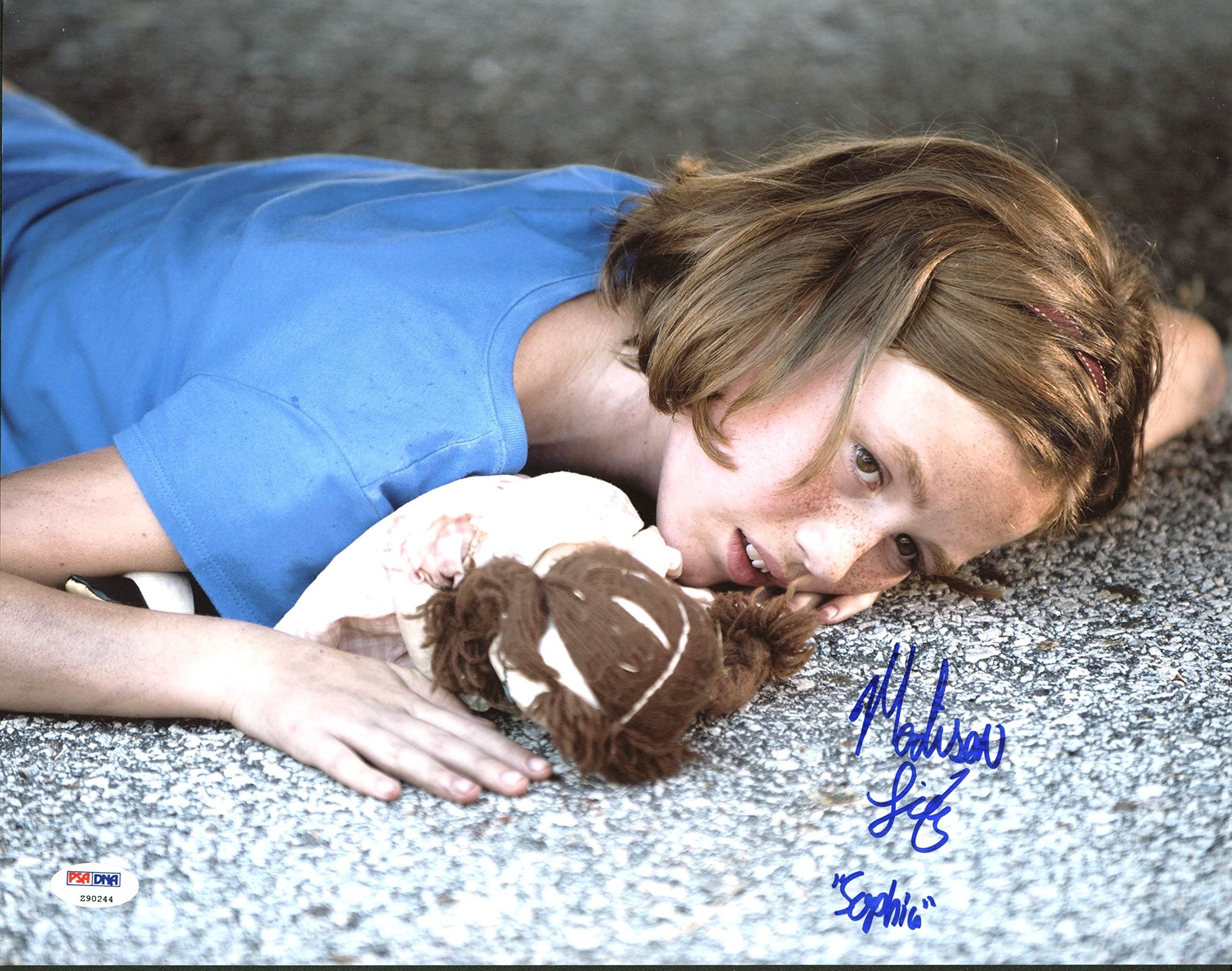 Madison Lintz The Walking Dead Authentic Signed 11X14 Photo PSA/DNA #Z90244