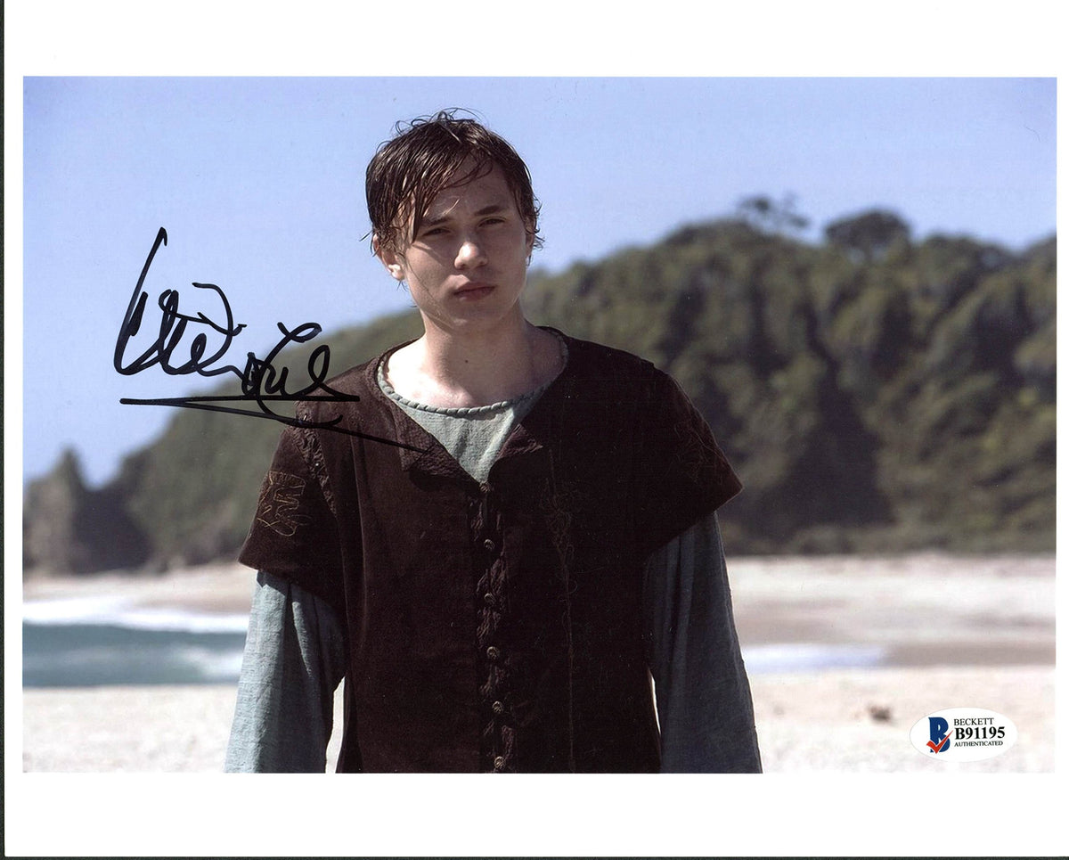 William Moseley The Chronicles of Narnia Authentic Signed 8X10 Photo BAS #B91195