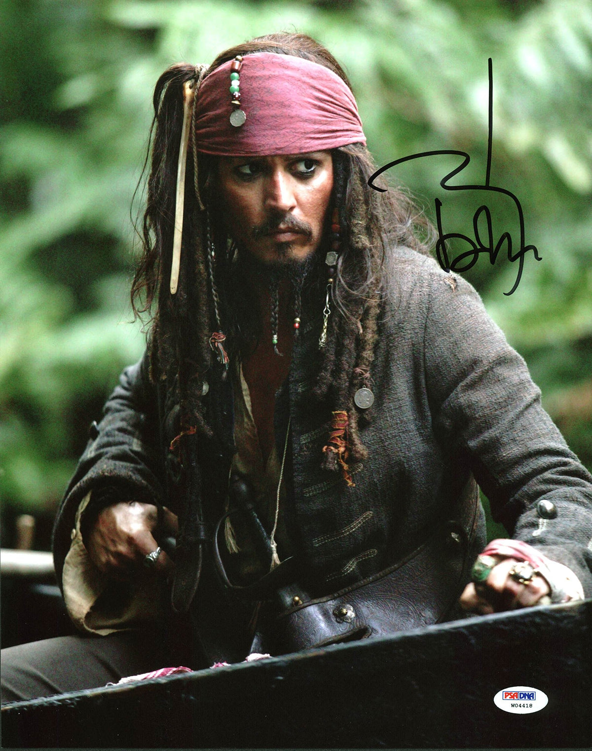 Johnny Depp Authentic Signed 11X14 Photo w/ Graded 10 Autograph! PSA/DNA #W04418