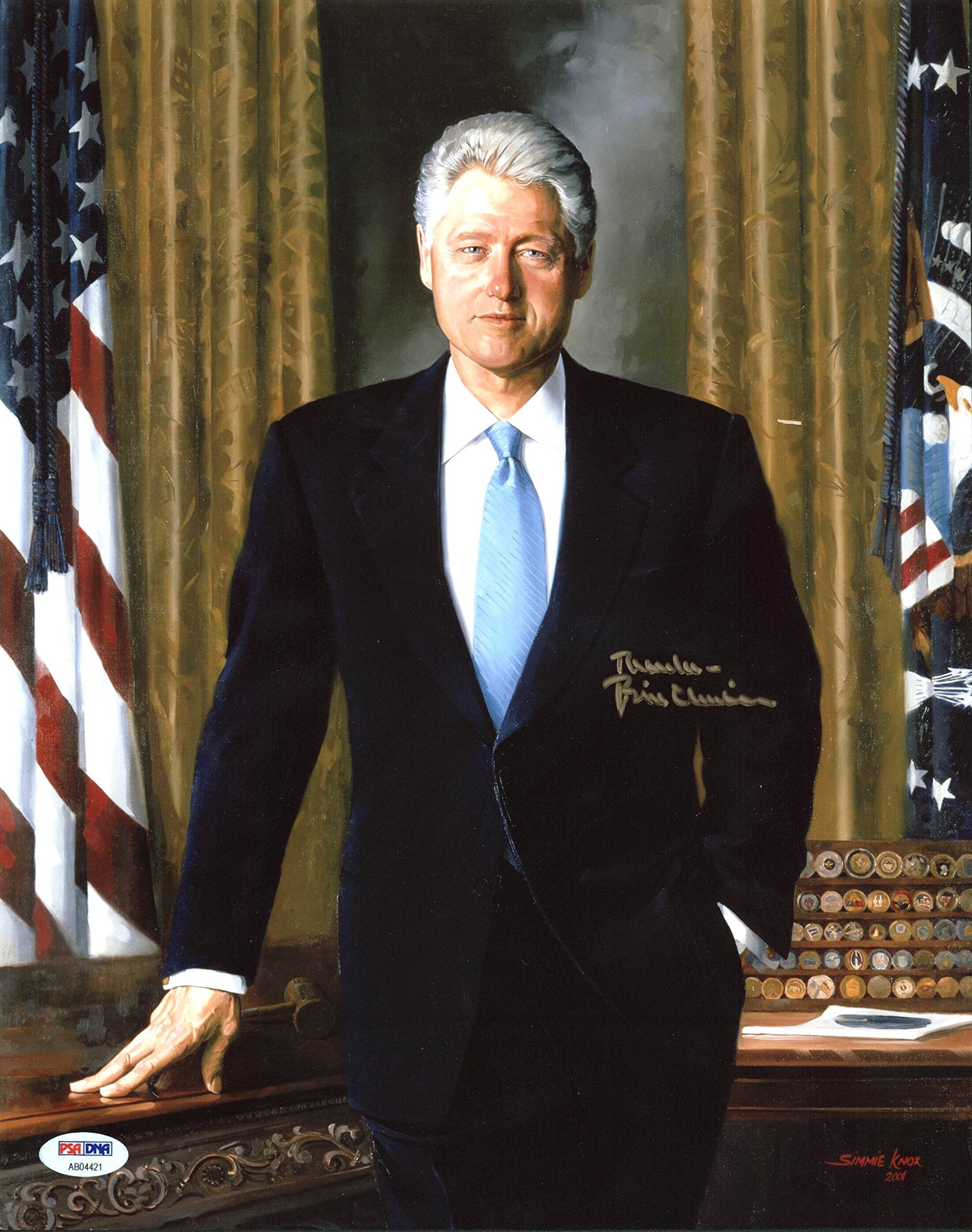 Bill Clinton Authentic Signed 11X14 Photo Autographed PSA/DNA #AB04421