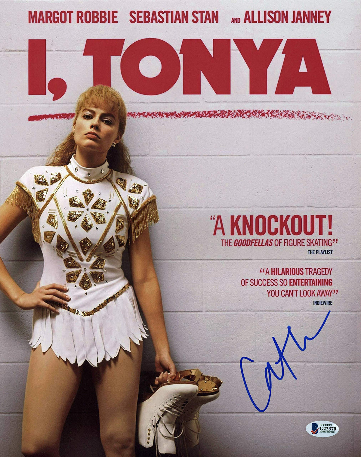 Caitlyn Carver I, Tonya Authentic Signed 11x14 Photo Autographed BAS #G22370