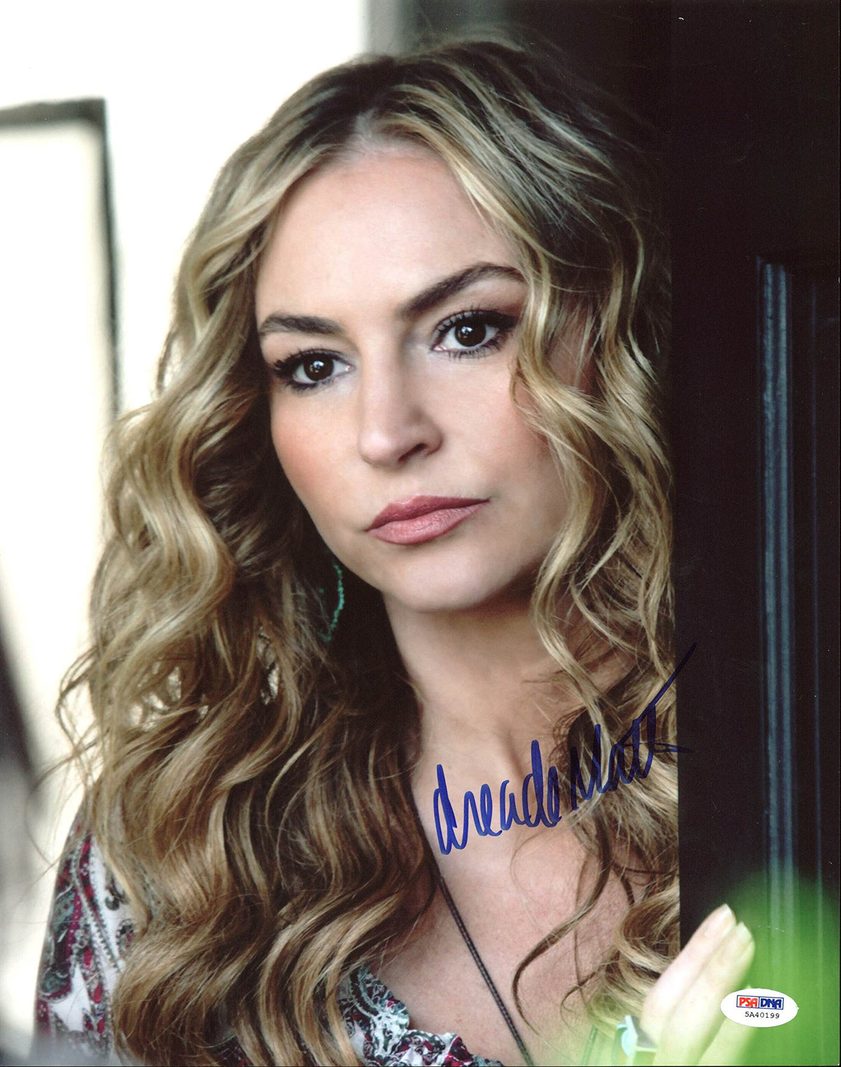 Drea De Matteo Sons Of Anarchy Authentic Signed 11X14 Photo PSA/DNA #5A40199