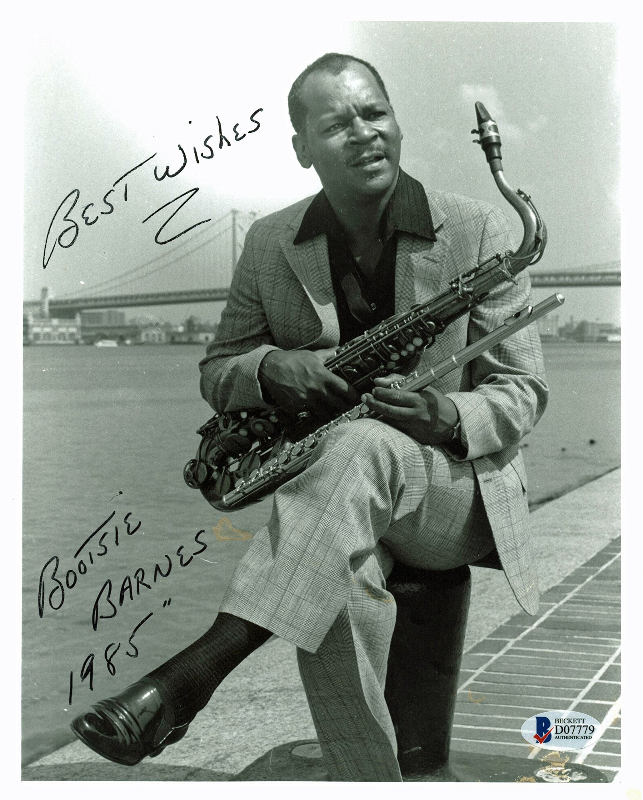 Robert "Bootsie" Barnes Jazz Musician Authentic Signed 8x10 Photo BAS #D07779