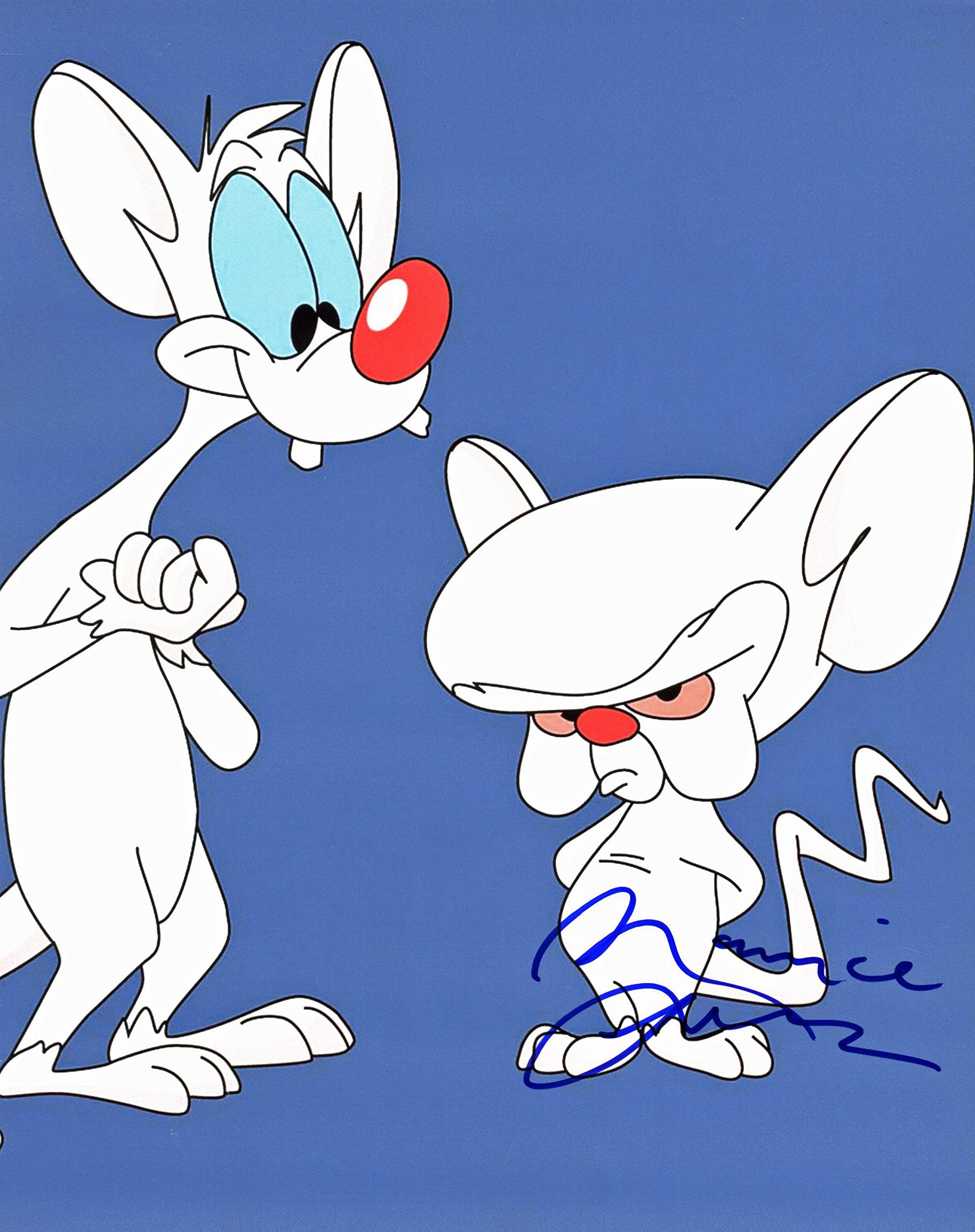 Maurice LaMarche Pinky and the Brain Authentic Signed 8x10 Photo BAS #E85218