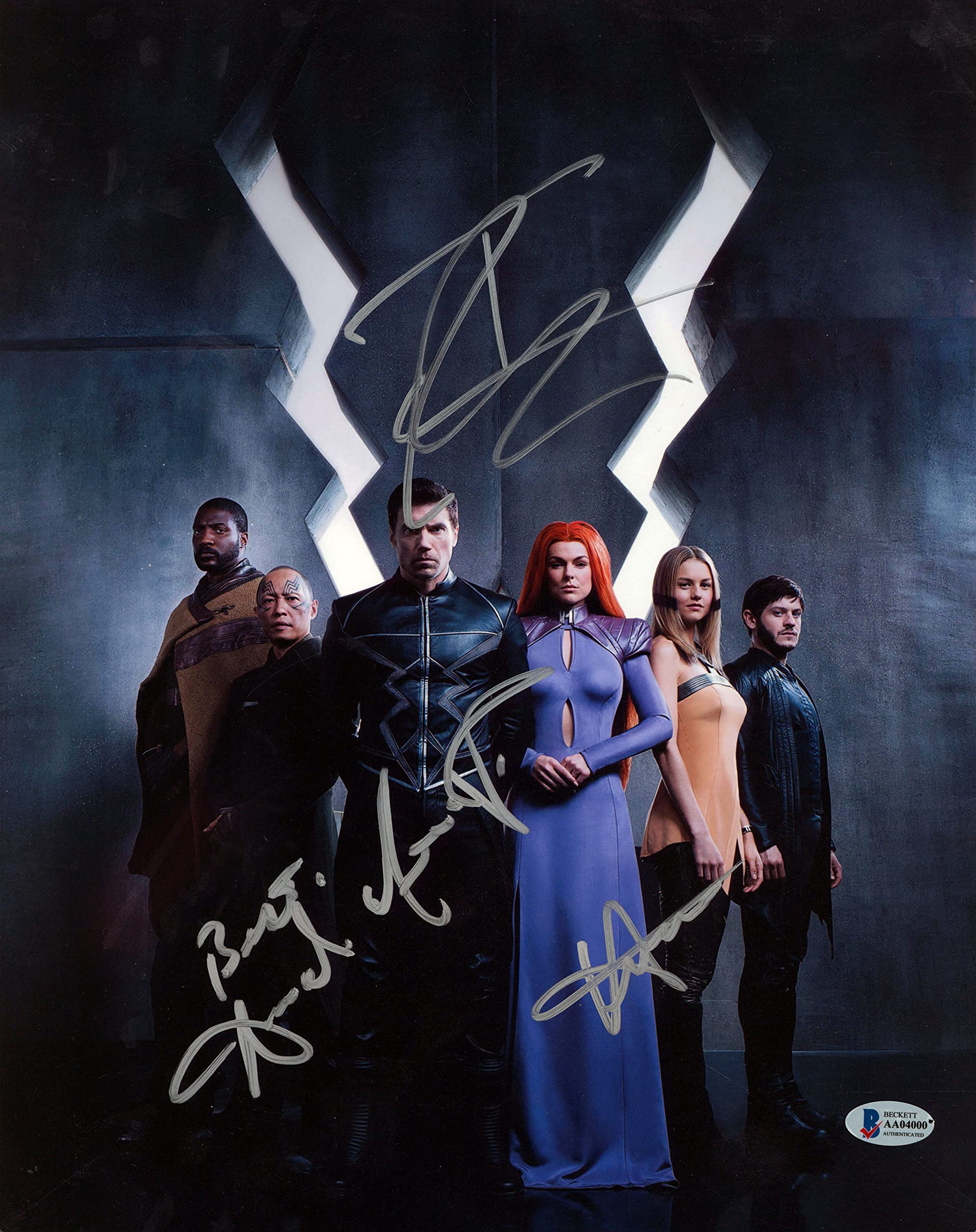 Marvel's Inhumans (3) Mount, Swan & Rheon Signed 11x14 Photo BAS #AA04000
