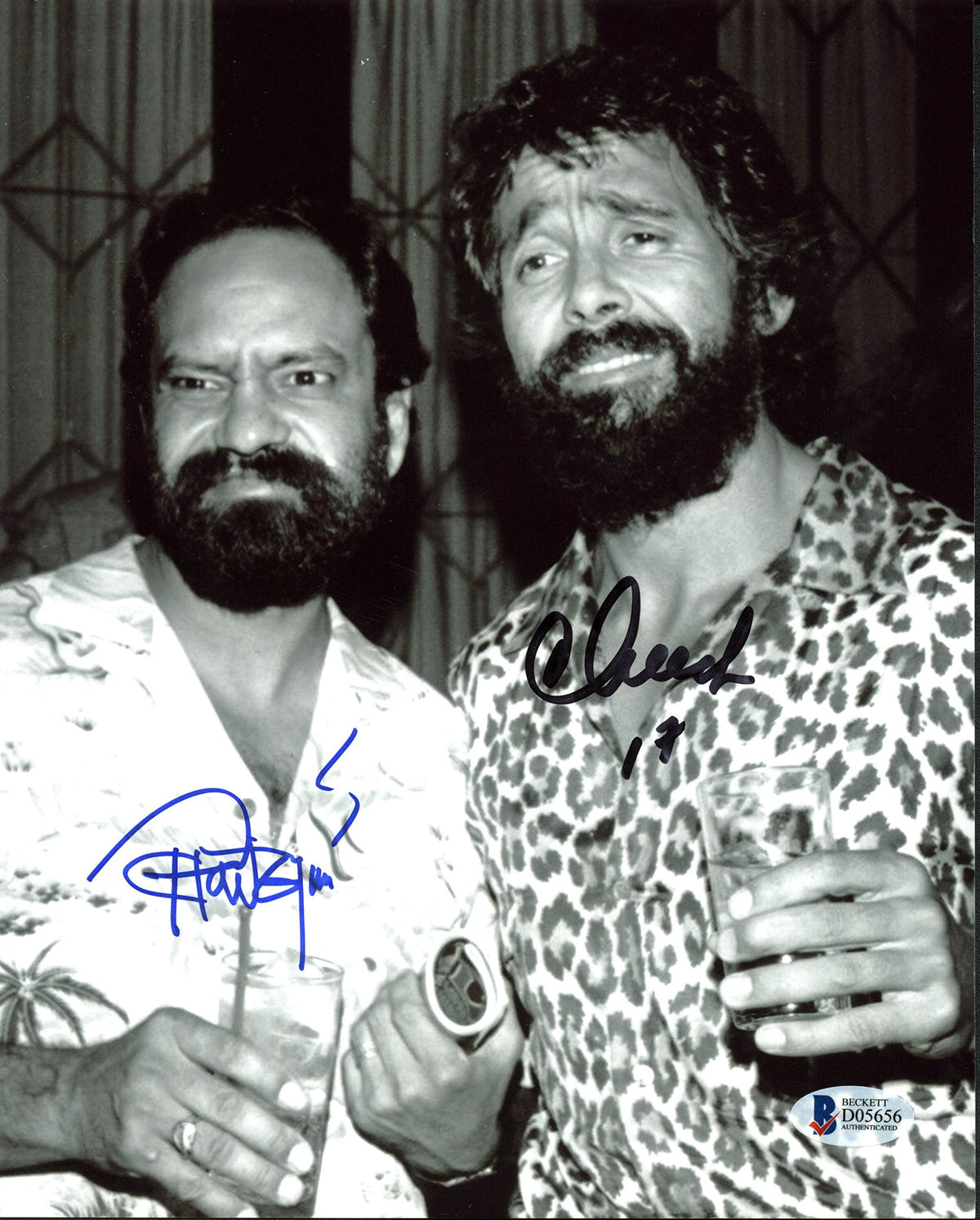 Cheech Marin & Tommy Chong Up in Smoke Authentic Signed 8x10 Photo BAS #D05656