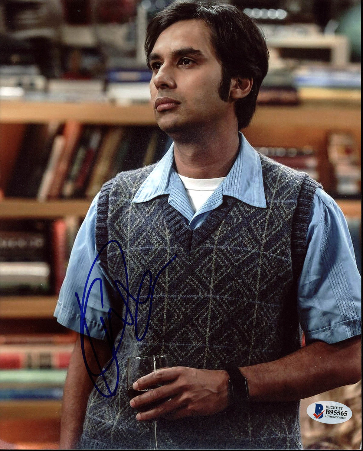 Kunal Nayyar The Big Bang Theory Authentic Signed 8X10 Photo BAS #B95565
