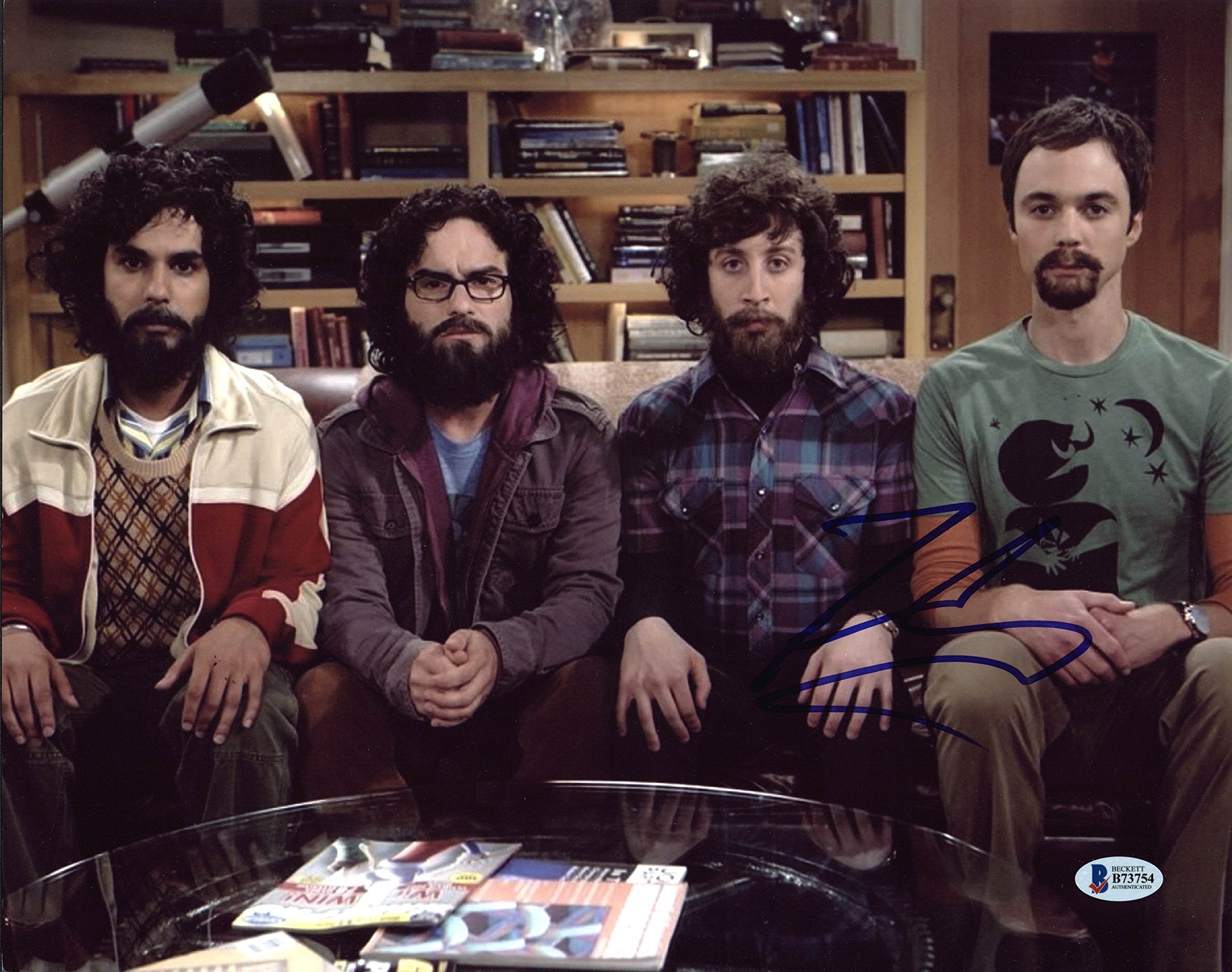 Johnny Galecki The Big Bang Theory Authentic Signed 11X14 Photo BAS #B73754