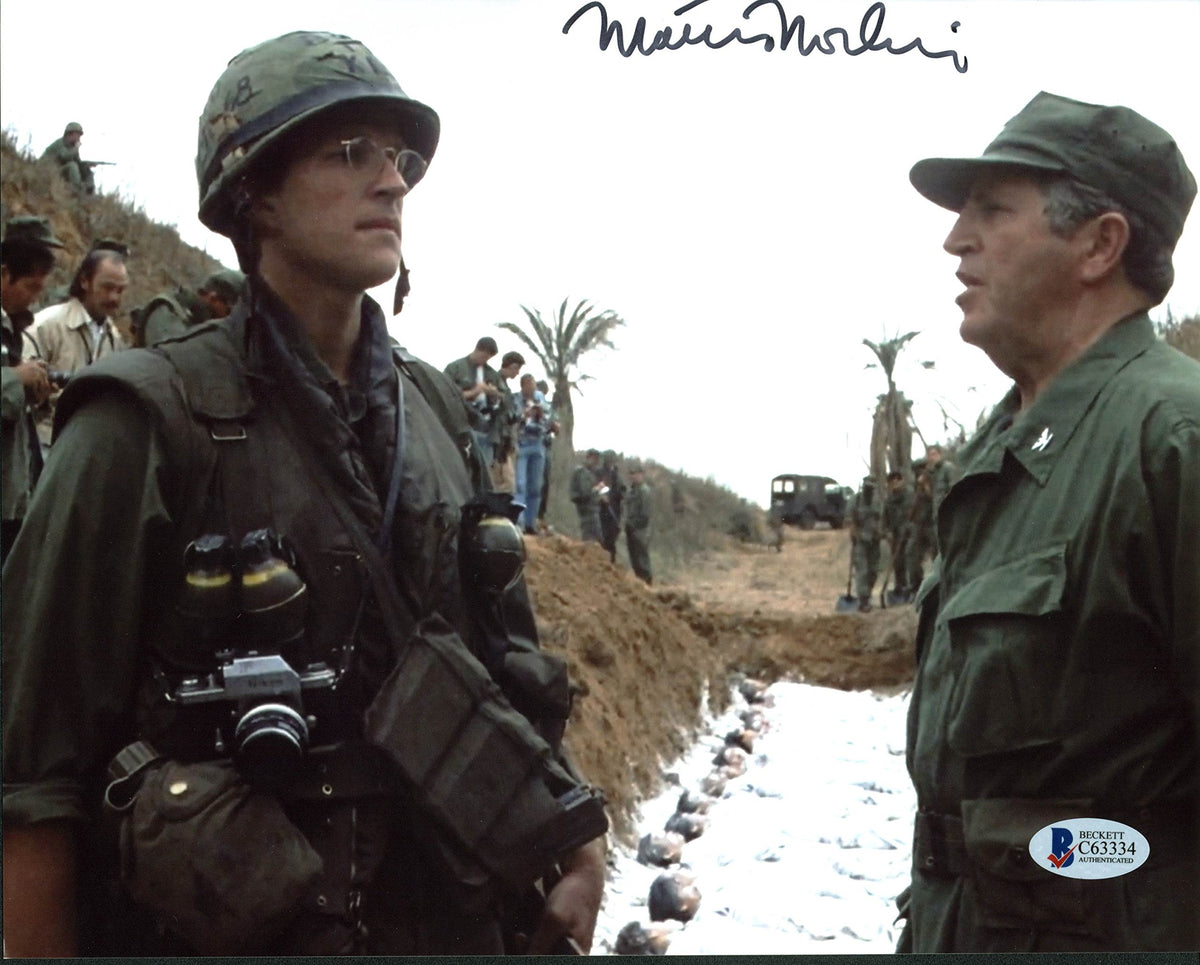 Matthew Modine Full Metal Jacket Authentic Signed 8x10 Photo BAS #C63334