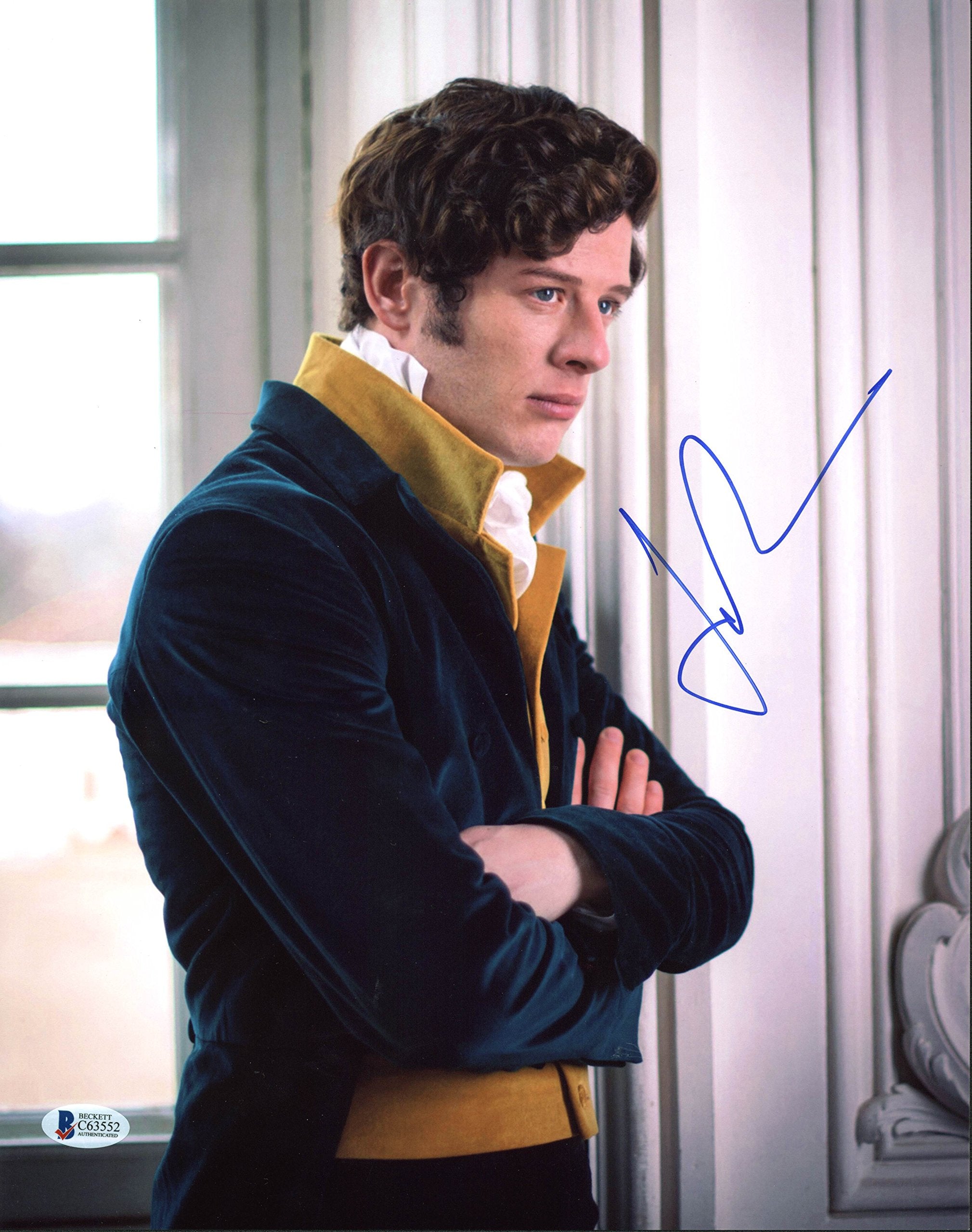 James Norton War & Peace Authentic Signed 11X14 Photo Autographed BAS #C63552